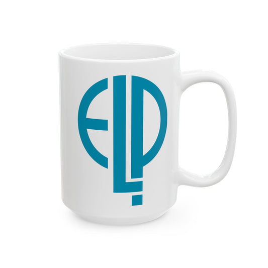 ELP Coffee Mug - Double Sided White Ceramic 15oz by TheGlassyLass.com
