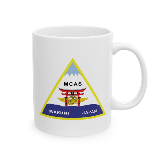 Marine Corps Air Station Iwakuni Japan Coffee Mug - Double Sided White Ceramic 11oz by TheGlassyLass.com