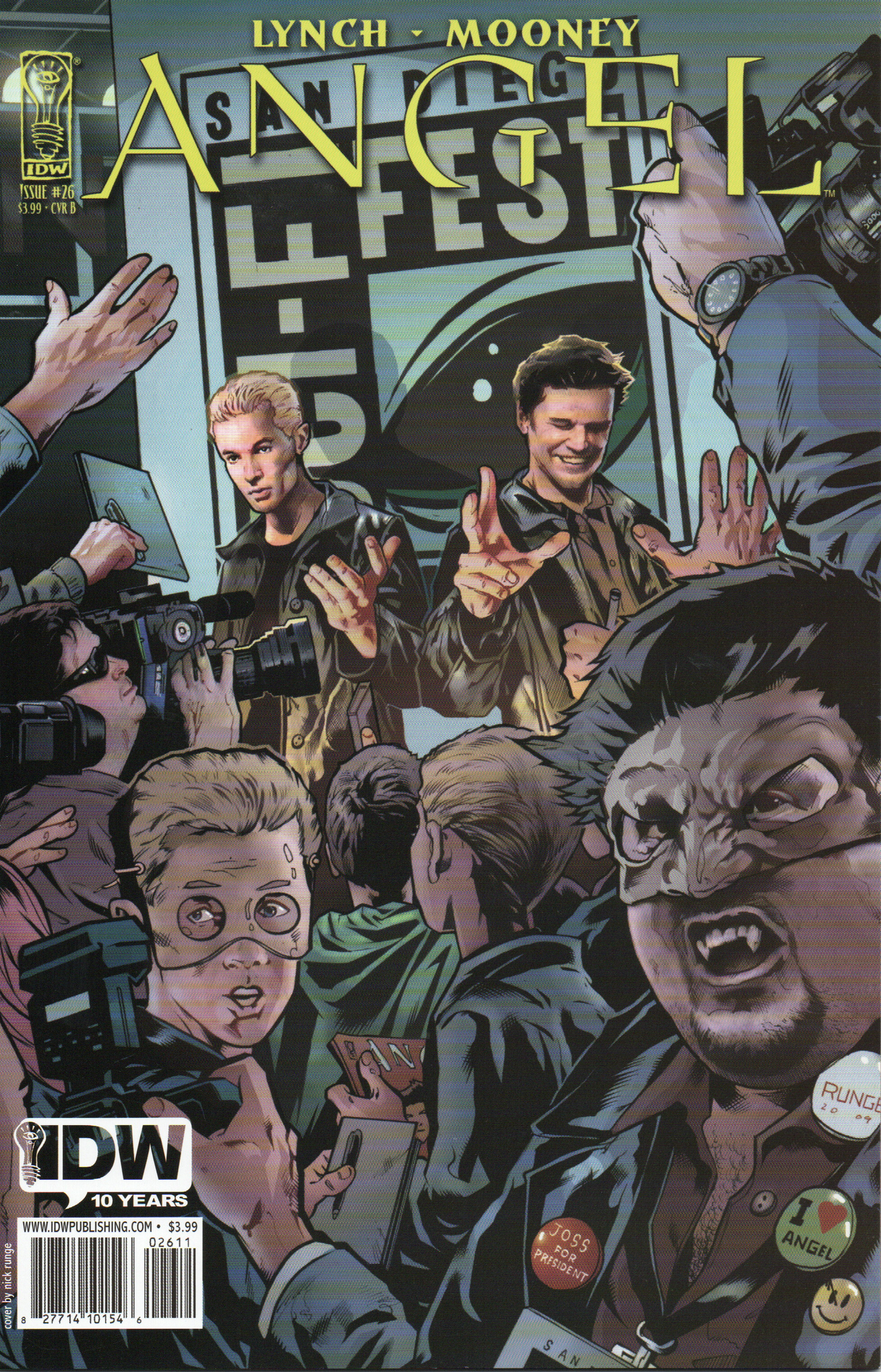 Angel #26B (3rd Series / Variant Cover) Comic Book by IDW Comics at TheGlassyLass.com