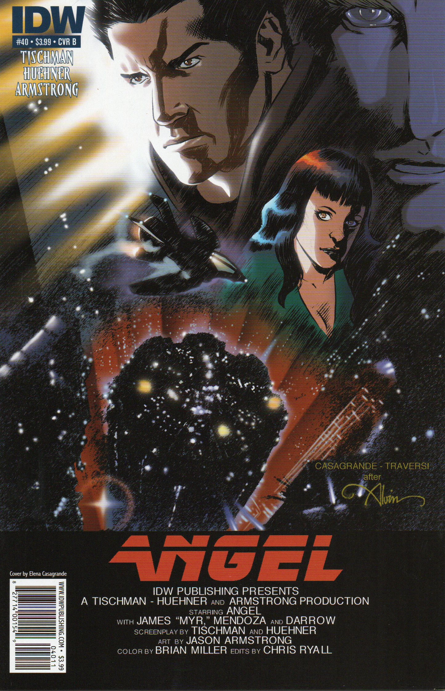 Angel #40B (3rd Series) Comic Book by IDW Comics at TheGlassyLass.com