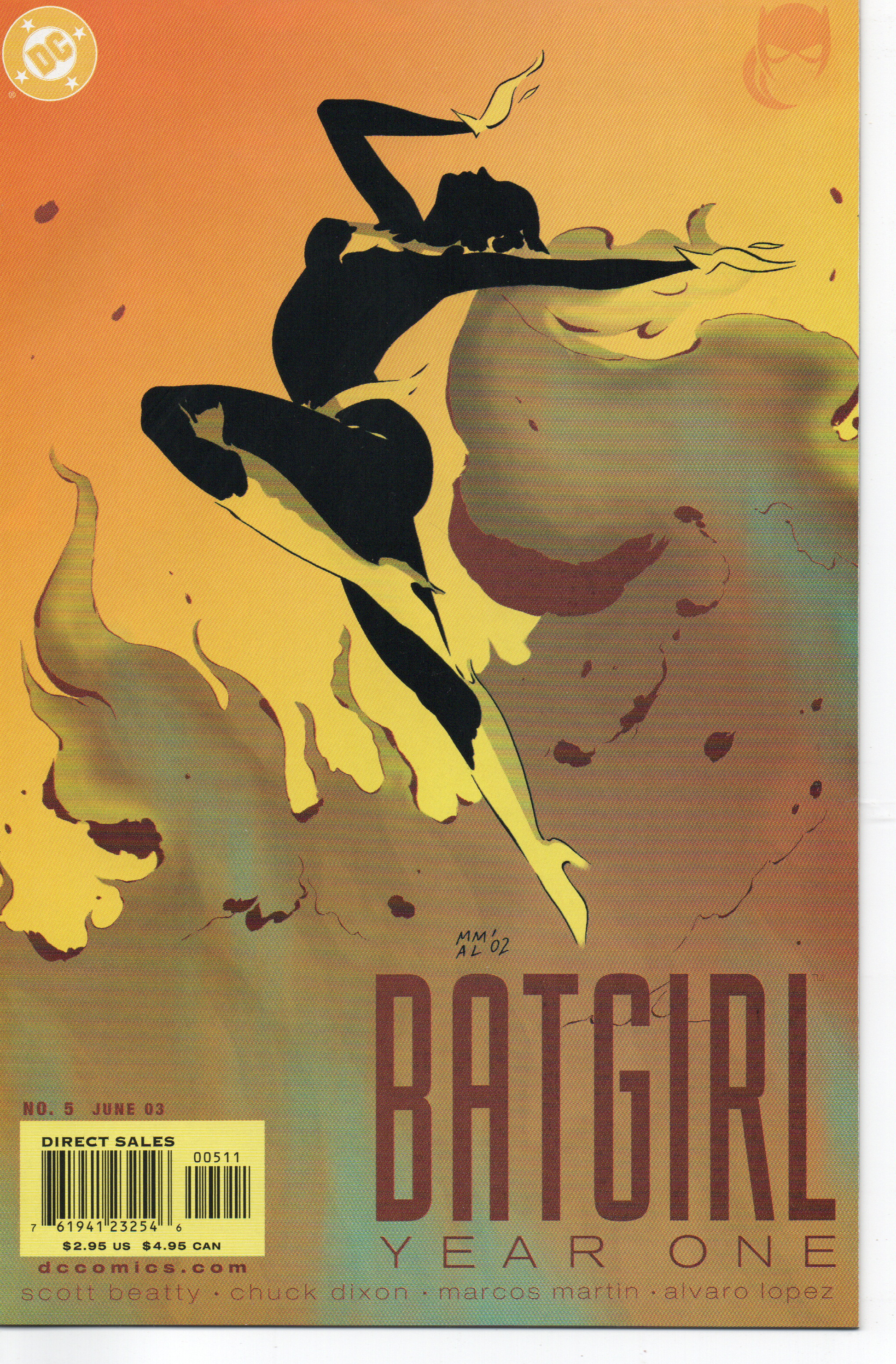 Batgirl Year One #5 (1st Series) Comic Book by DC Comics at TheGlassyLass.com