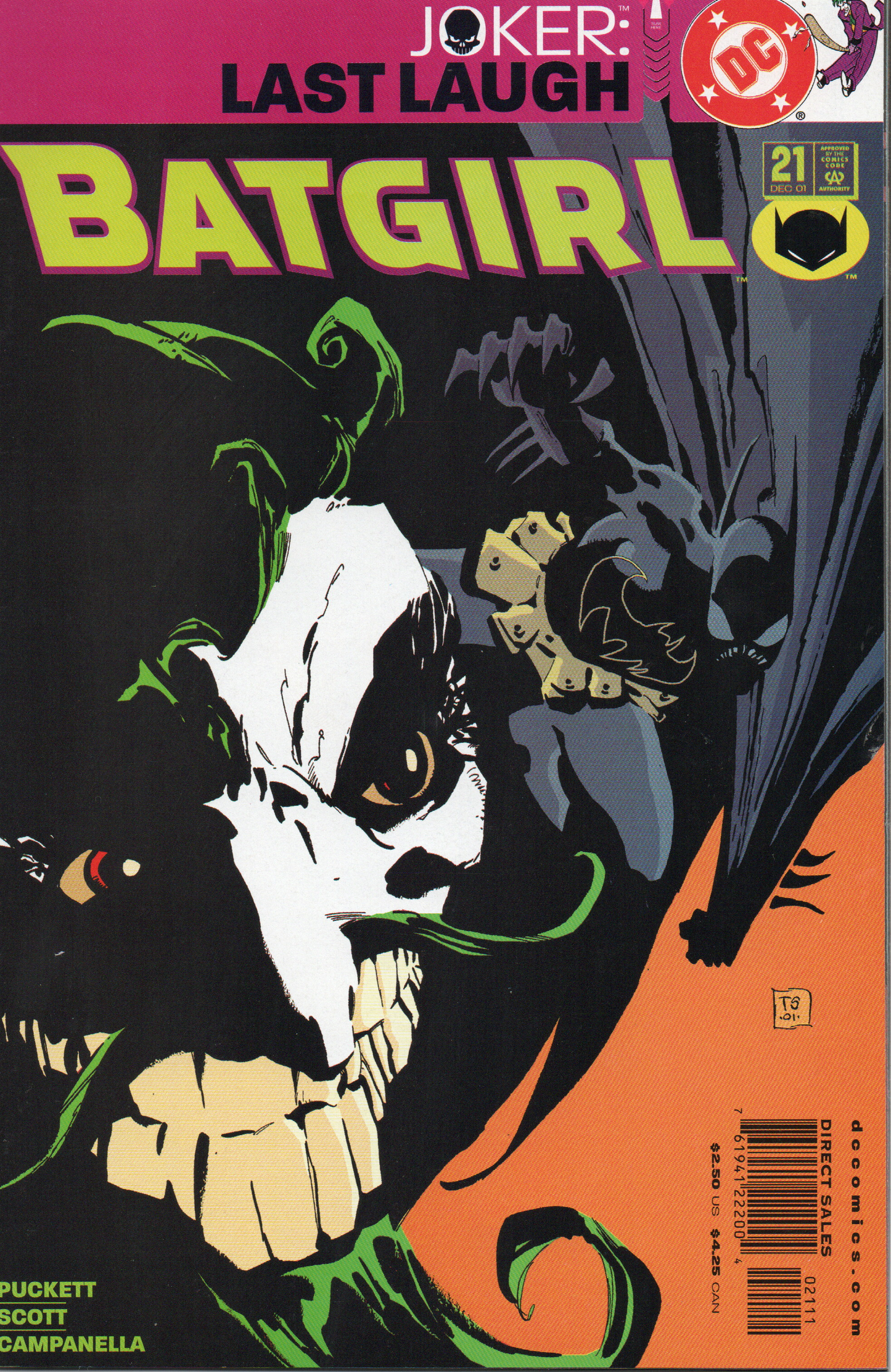 Batgirl #21 (1st Series) Comic Book by DC Comics at TheGlassyLass.com