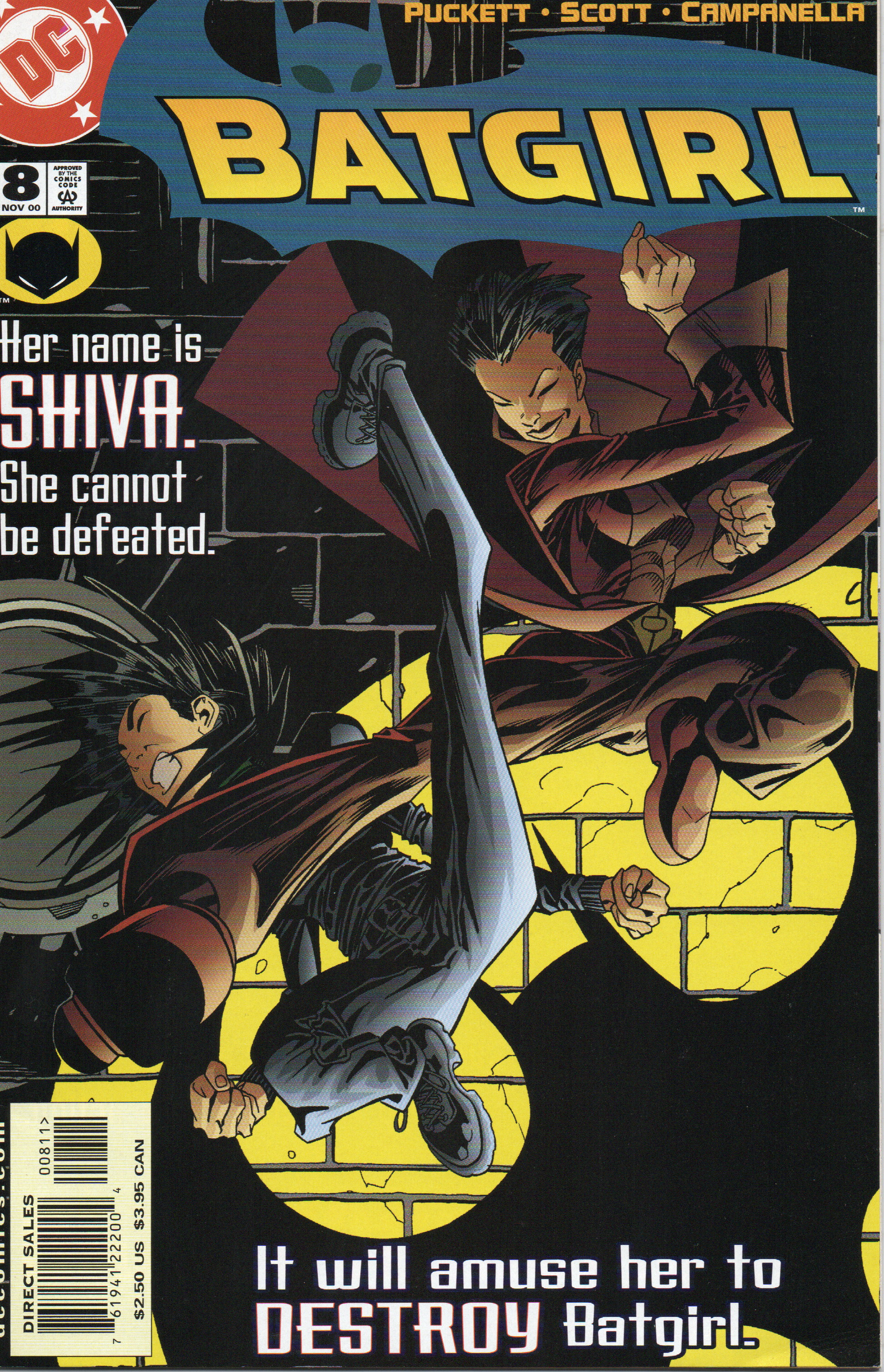 Batgirl #8 (1st Series) Comic Book by DC Comics at TheGlassyLass.com