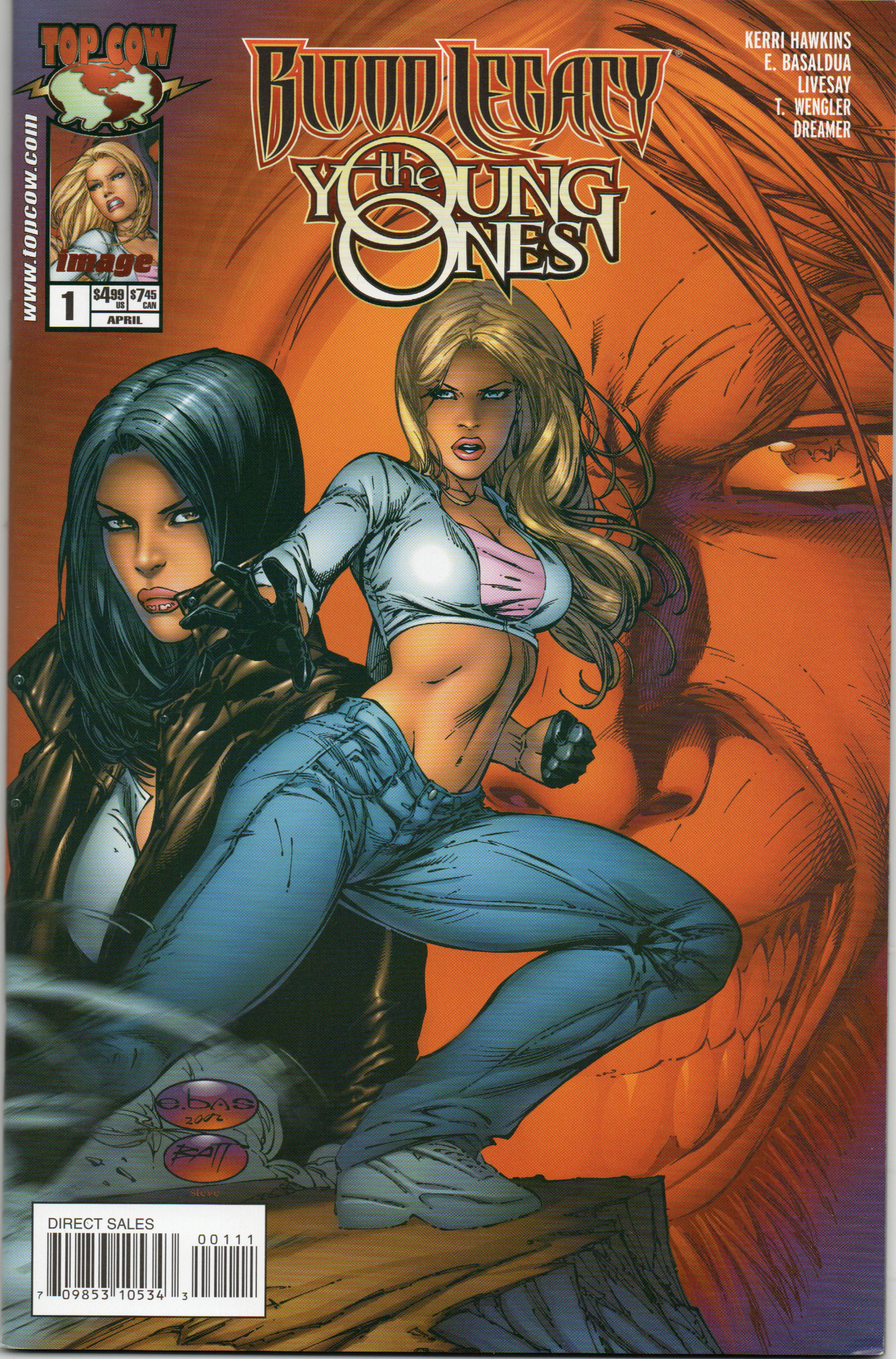 Blood Legacy: The Young Ones #1 Comic Book From TheGlassyLass.com - Front Cover