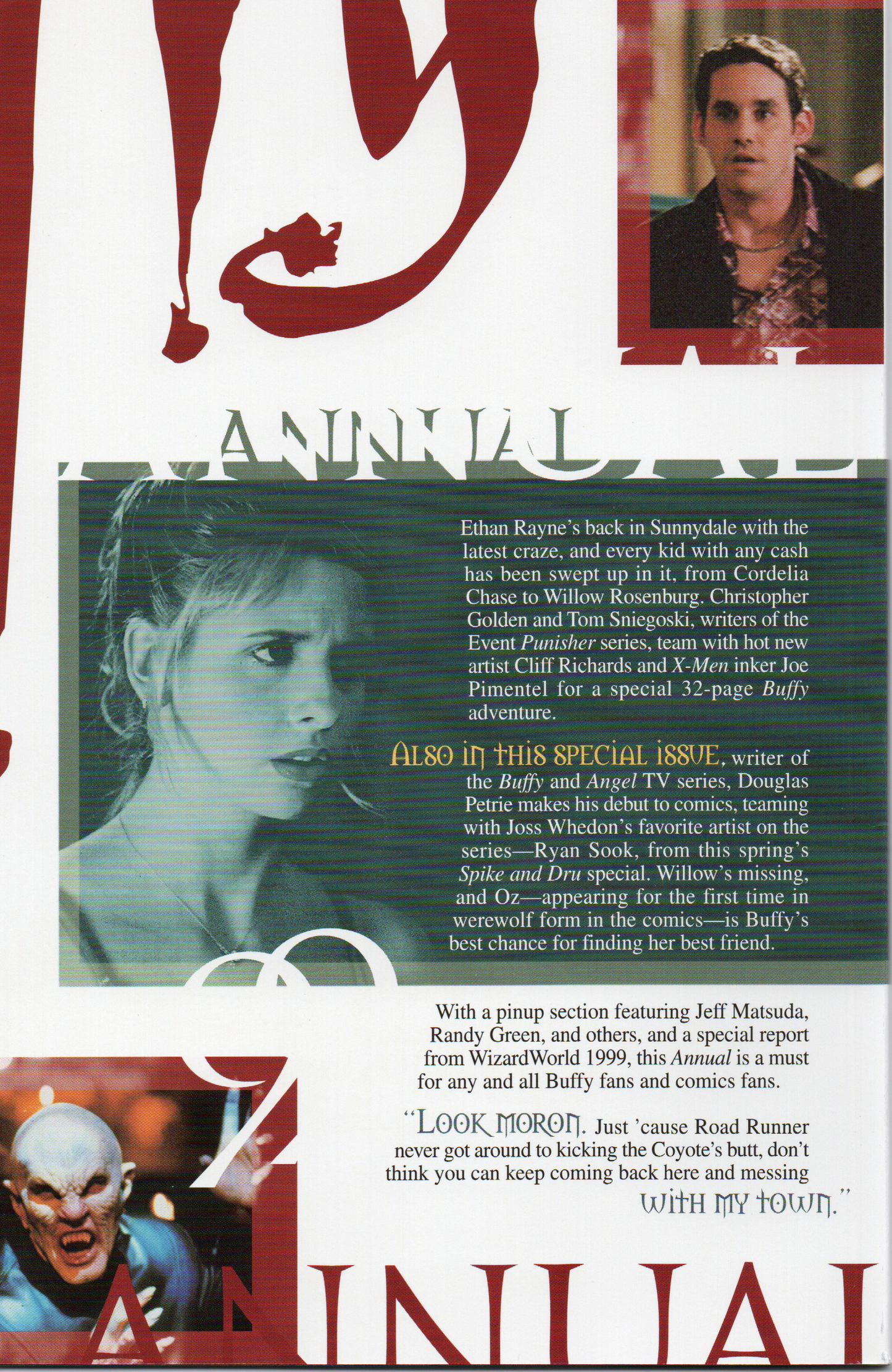 Buffy the Vampire Slayer “Annual 99” Trade Paperback by Dark Horse Comics at TheGlassyLass.com