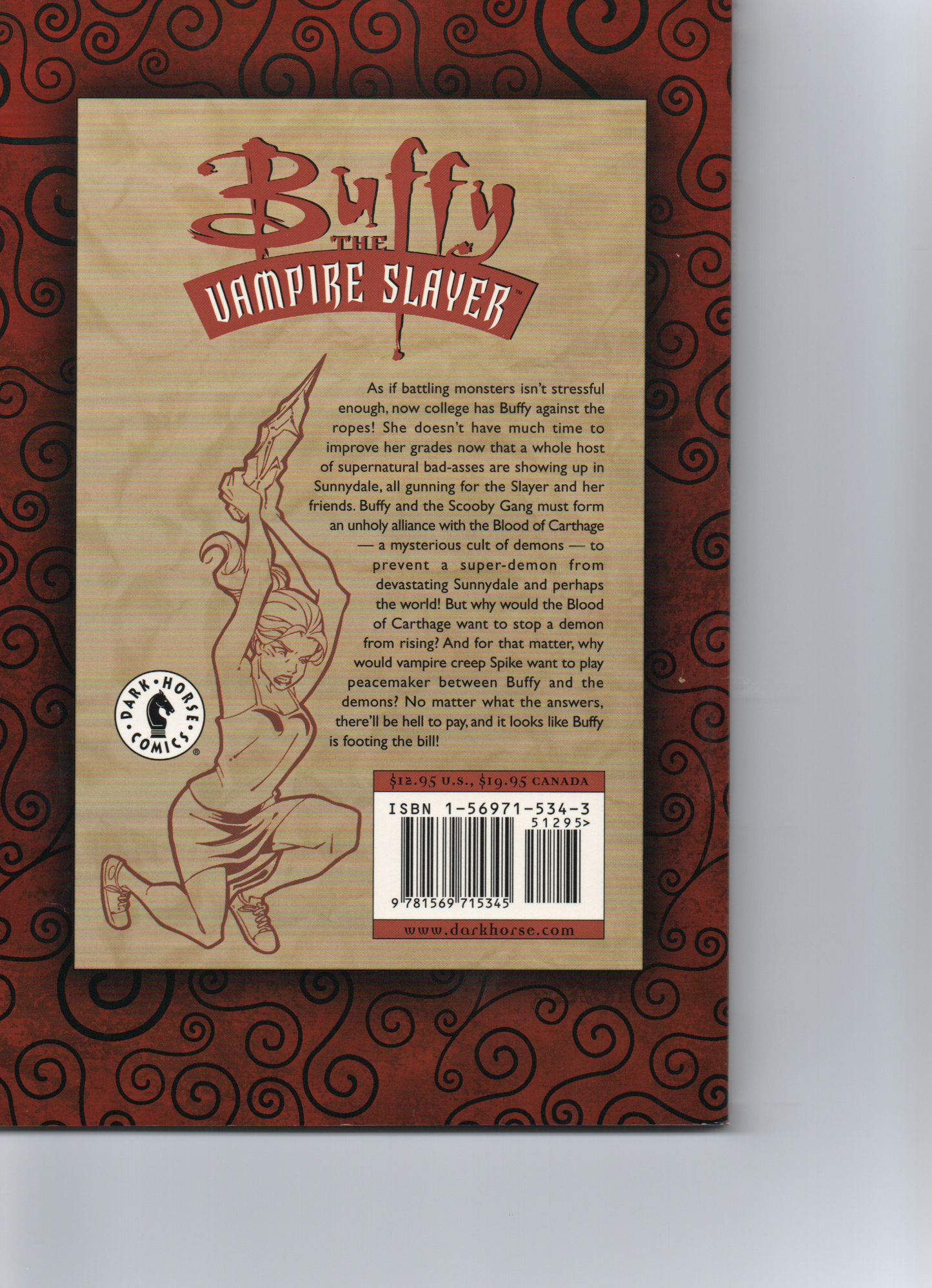 Buffy the Vampire Slayer “Blood of the Carthage” Trade Paperback by Dark Horse Comics at TheGlassyLass.com