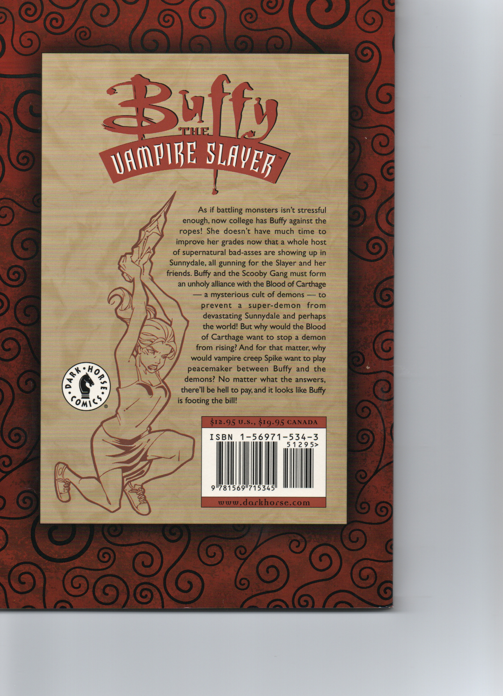 Buffy the Vampire Slayer “Blood of the Carthage” Trade Paperback by Dark Horse Comics at TheGlassyLass.com