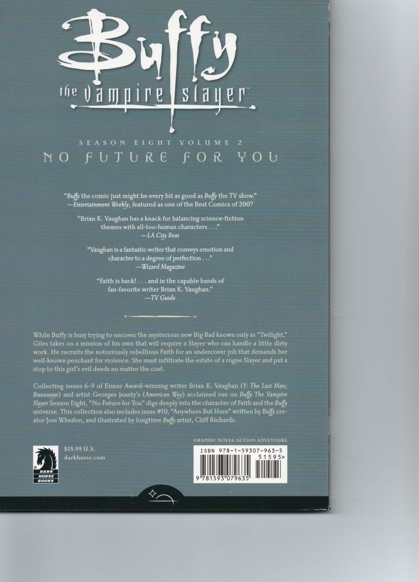 Buffy The Vampire Slayer No Future For You Trade Paperback by Dark Horse Comics at TheGlassyLass.com