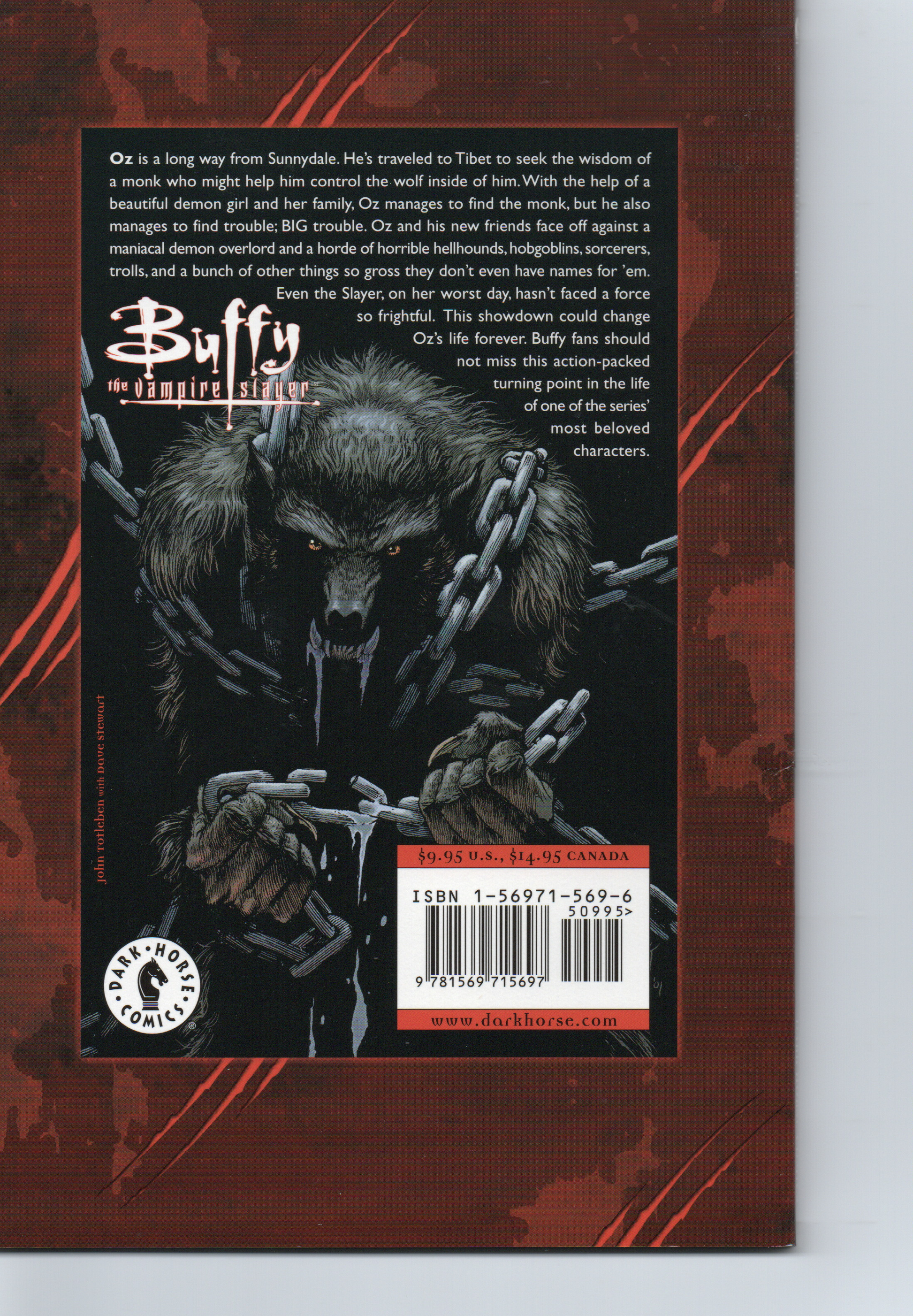Buffy the Vampire Slayer “OZ” Trade Paperback by Dark Horse Comics at TheGlassyLass.com