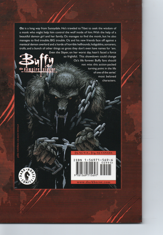 Buffy the Vampire Slayer “OZ” Trade Paperback by Dark Horse Comics at TheGlassyLass.com