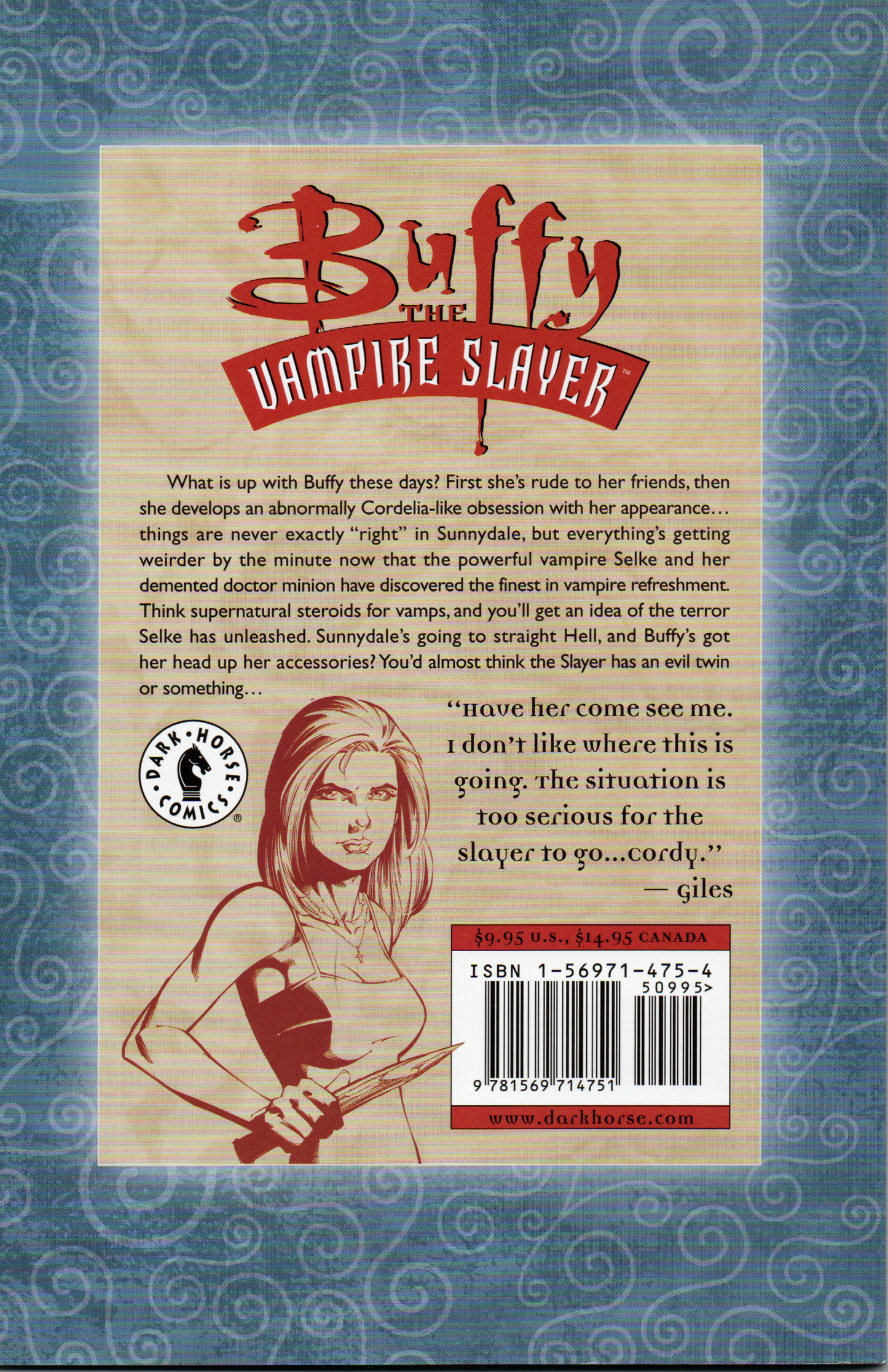 Buffy The Vampire Slayer Pale Reflections Trade Paperback by Dark Horse Comics at TheGlassyLass.com