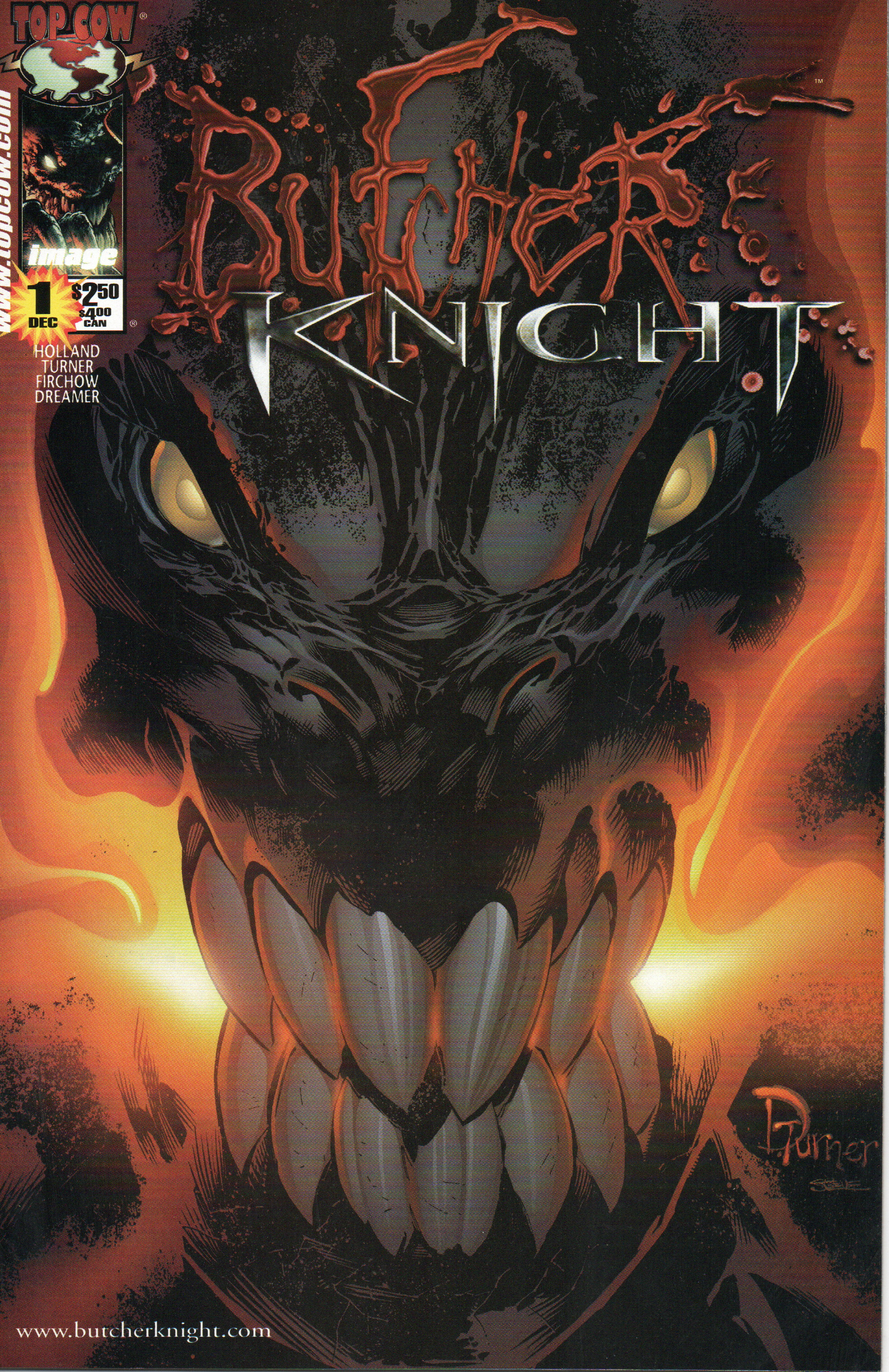 Butcher Knight #1A Comic Book by Top Cow at TheGlassyLass.com - Front Cover