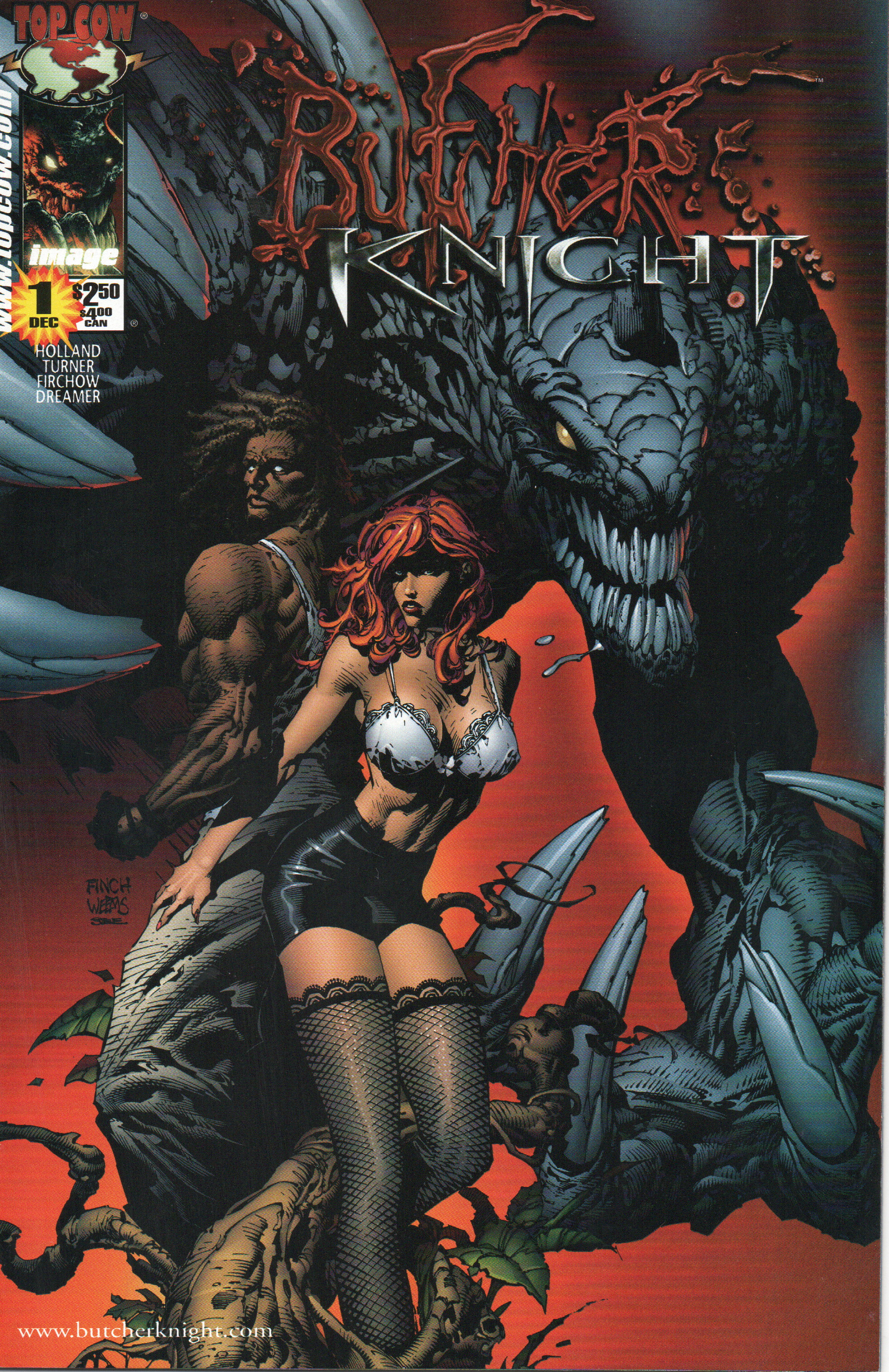Butcher Knight #1B Comic Book by Top Cow at TheGlassyLass.com - Front Cover