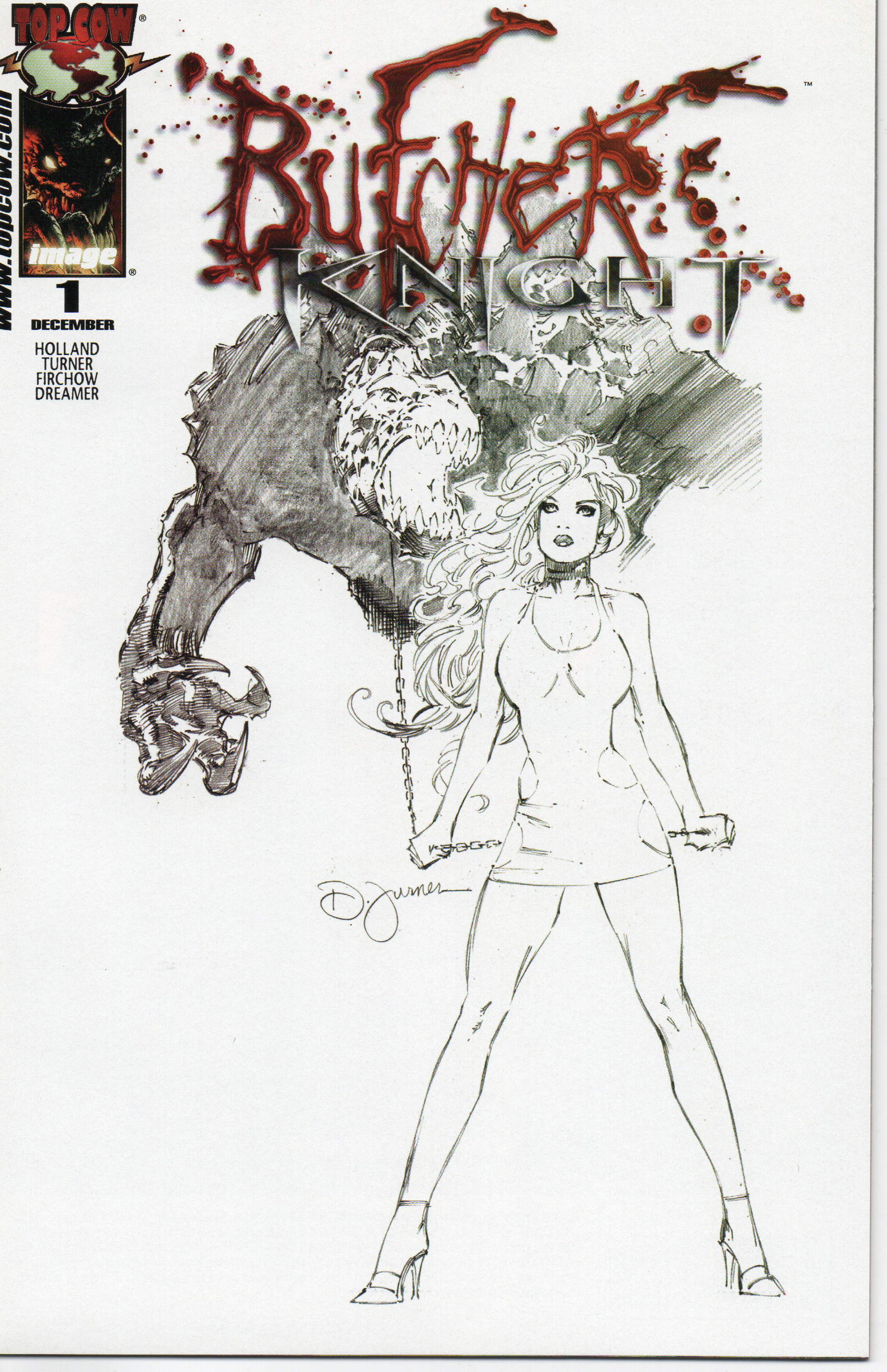 Butcher Knight #1D Comic Book by Top Cow at TheGlassyLass.com - Front Cover