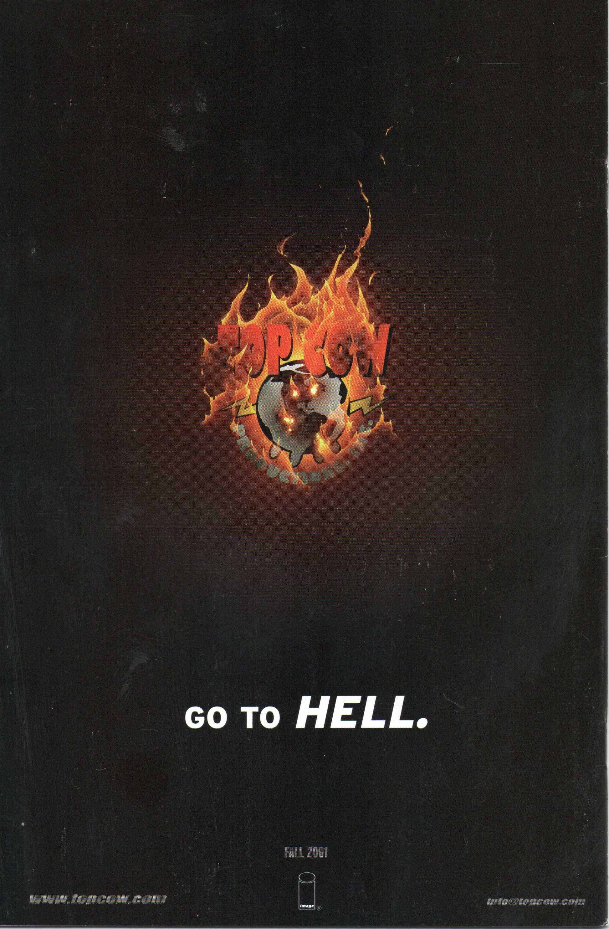 Butcher Knight #3 Comic Book by Top Cow From TheGlassyLass.com - Back Cover