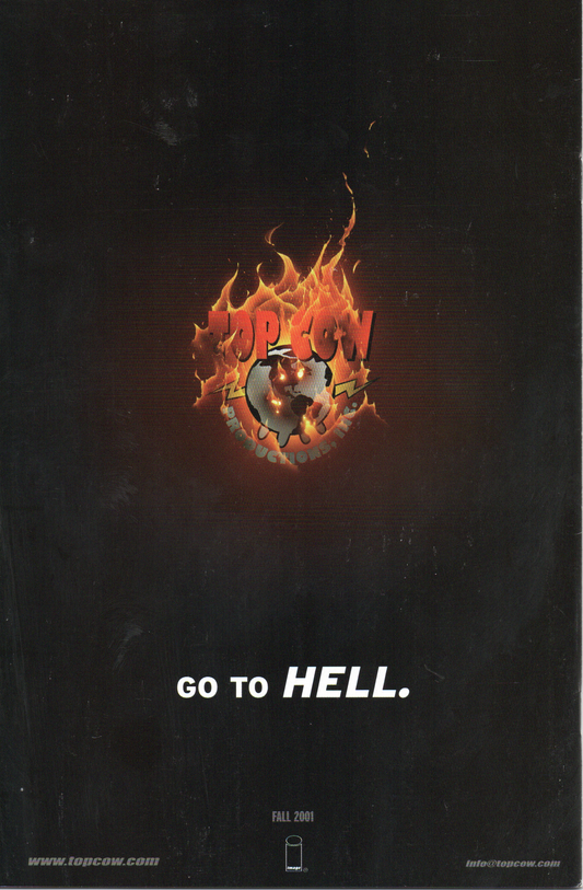 Butcher Knight #3 Comic Book by Top Cow From TheGlassyLass.com - Back Cover