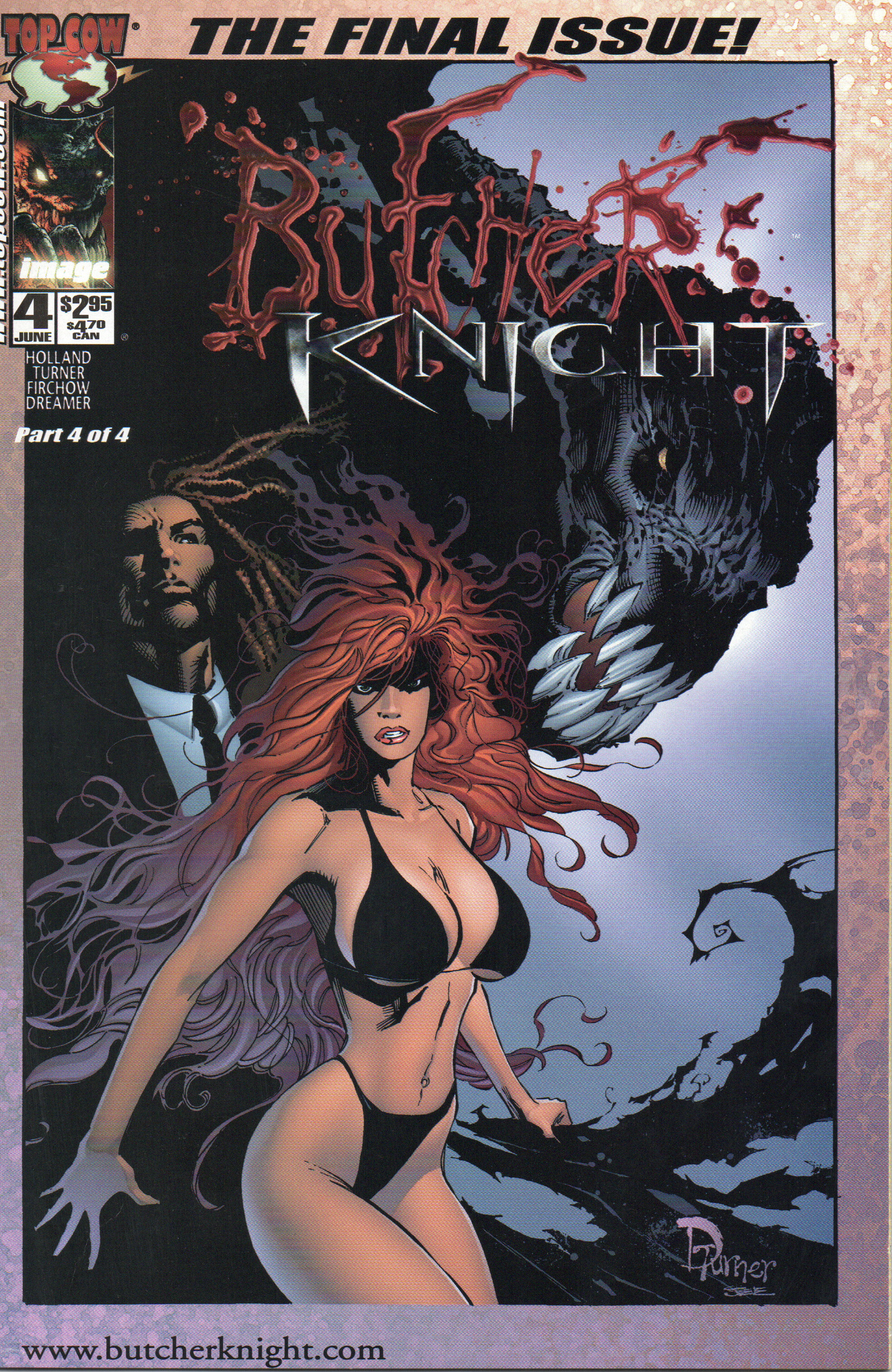 Butcher Knight #4 Comic Book by Top Cow From TheGlassyLass.com - Front Cover