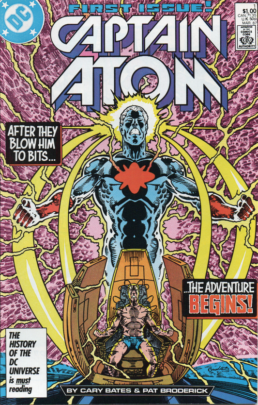 Captain Atom #1 Comic Book From TheGlassyLass.com - Front Cover