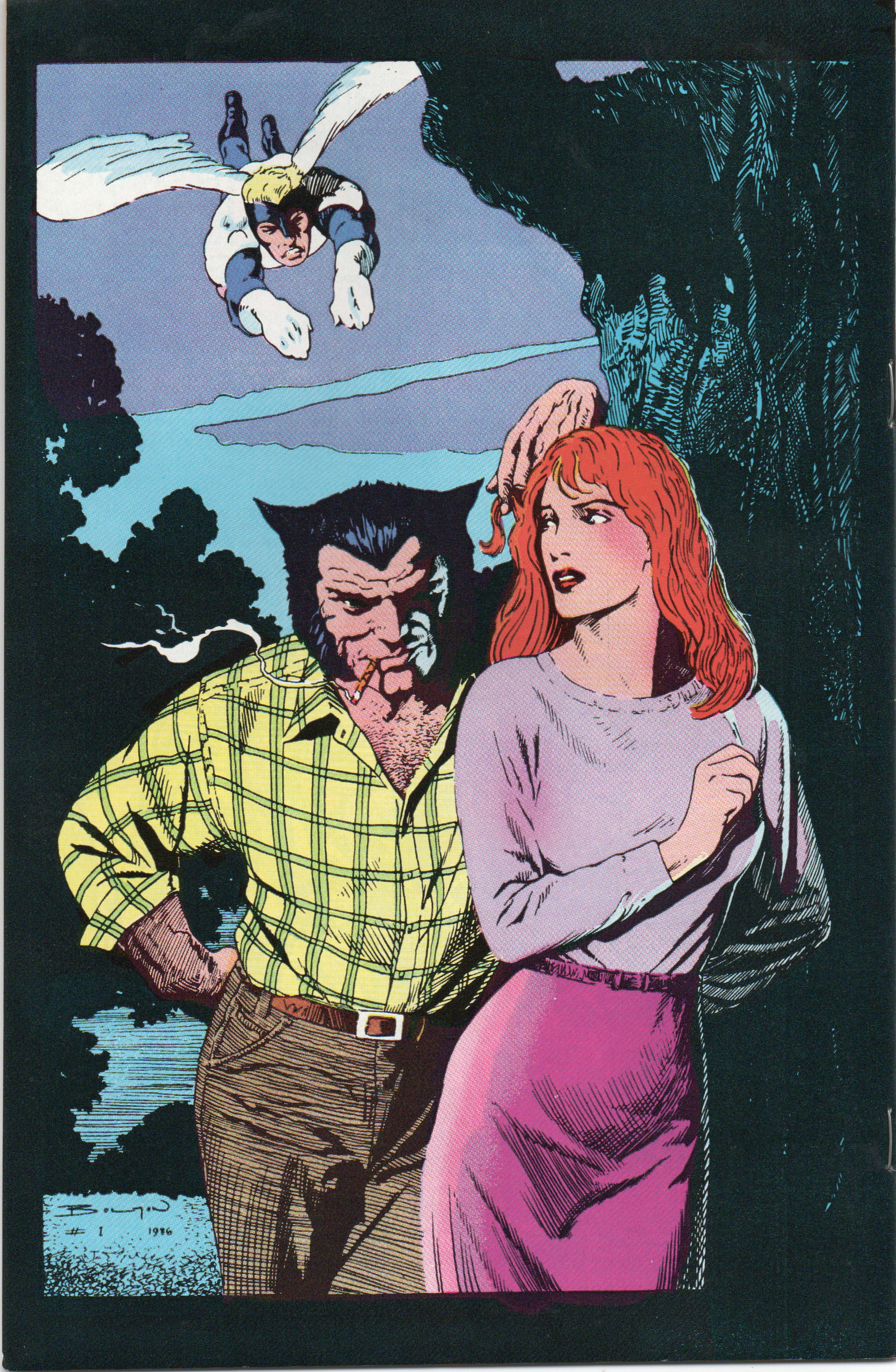 Classic X-Men #1 Comic Book From TheGlassyLass.com - Back Cover