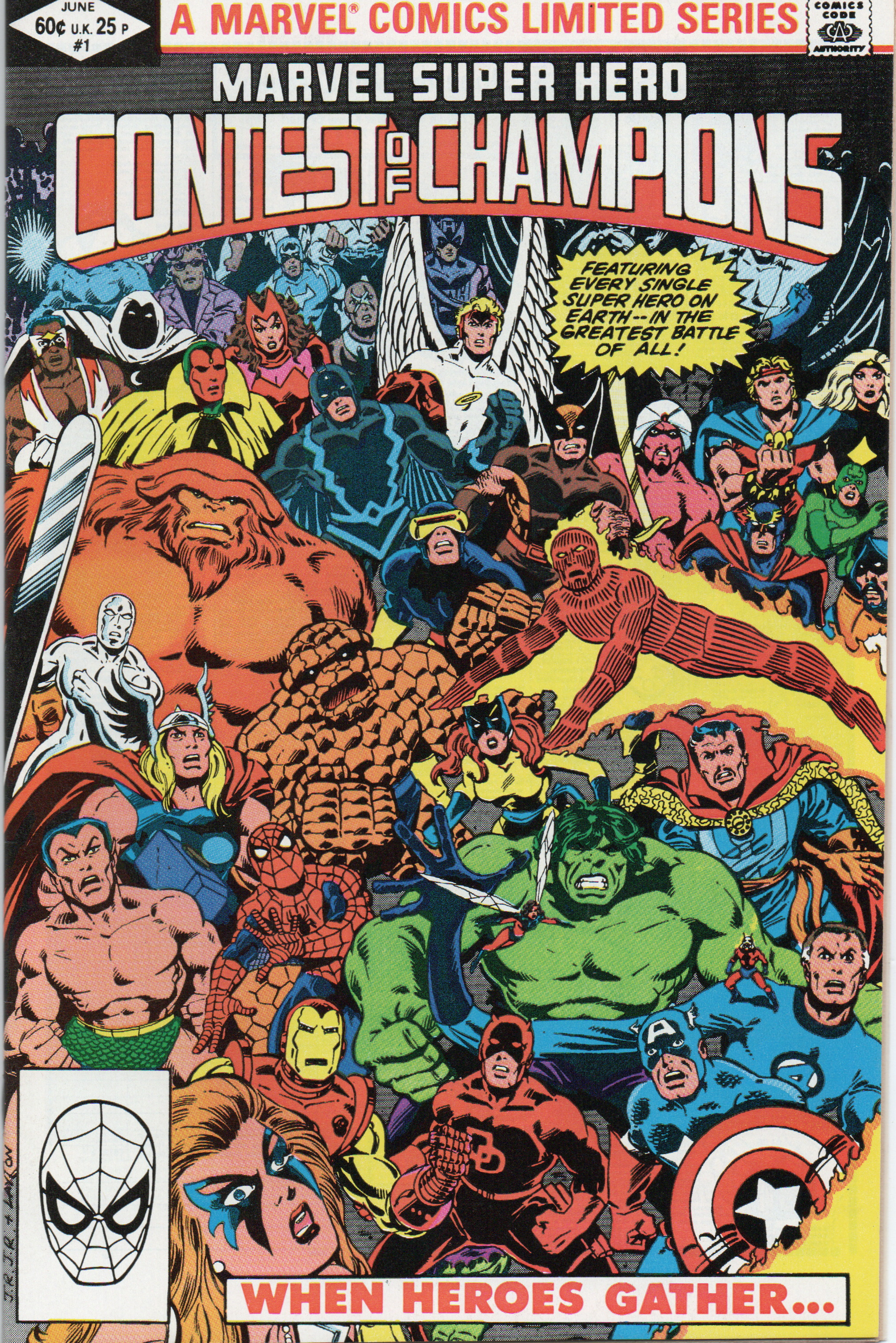 Contest of Champions #1 Comic Book (Ungraded) From TheGlassyLass.com (Front Cover)
