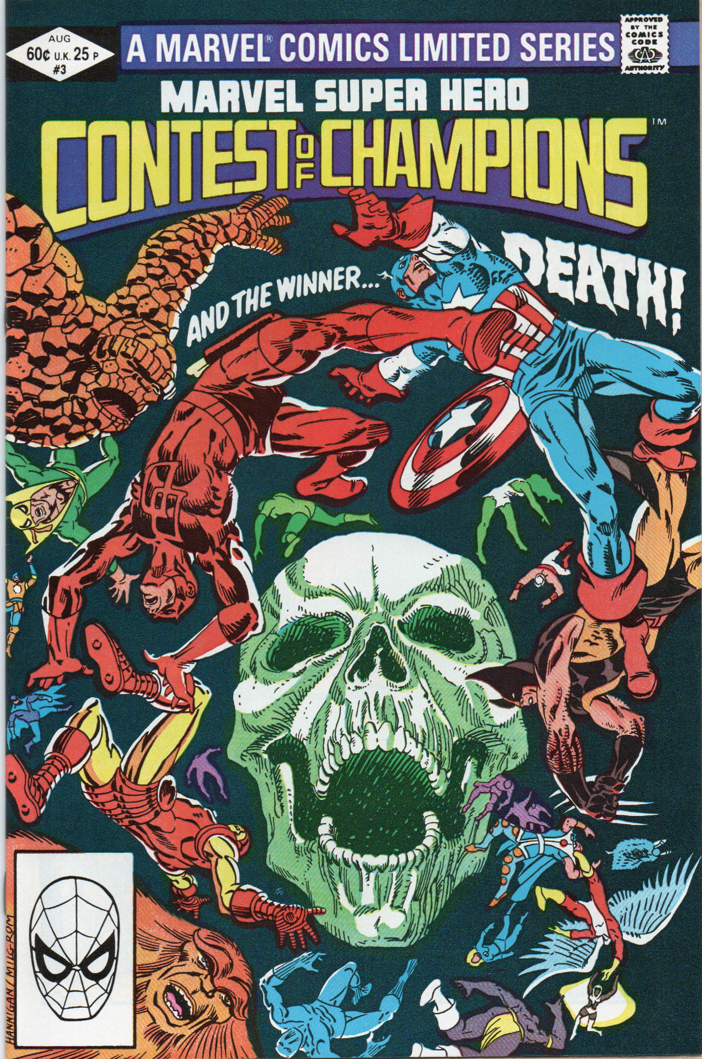Contest of Champions #3 Comic Book (Ungraded) From TheGlassyLass.com (Front Cover)