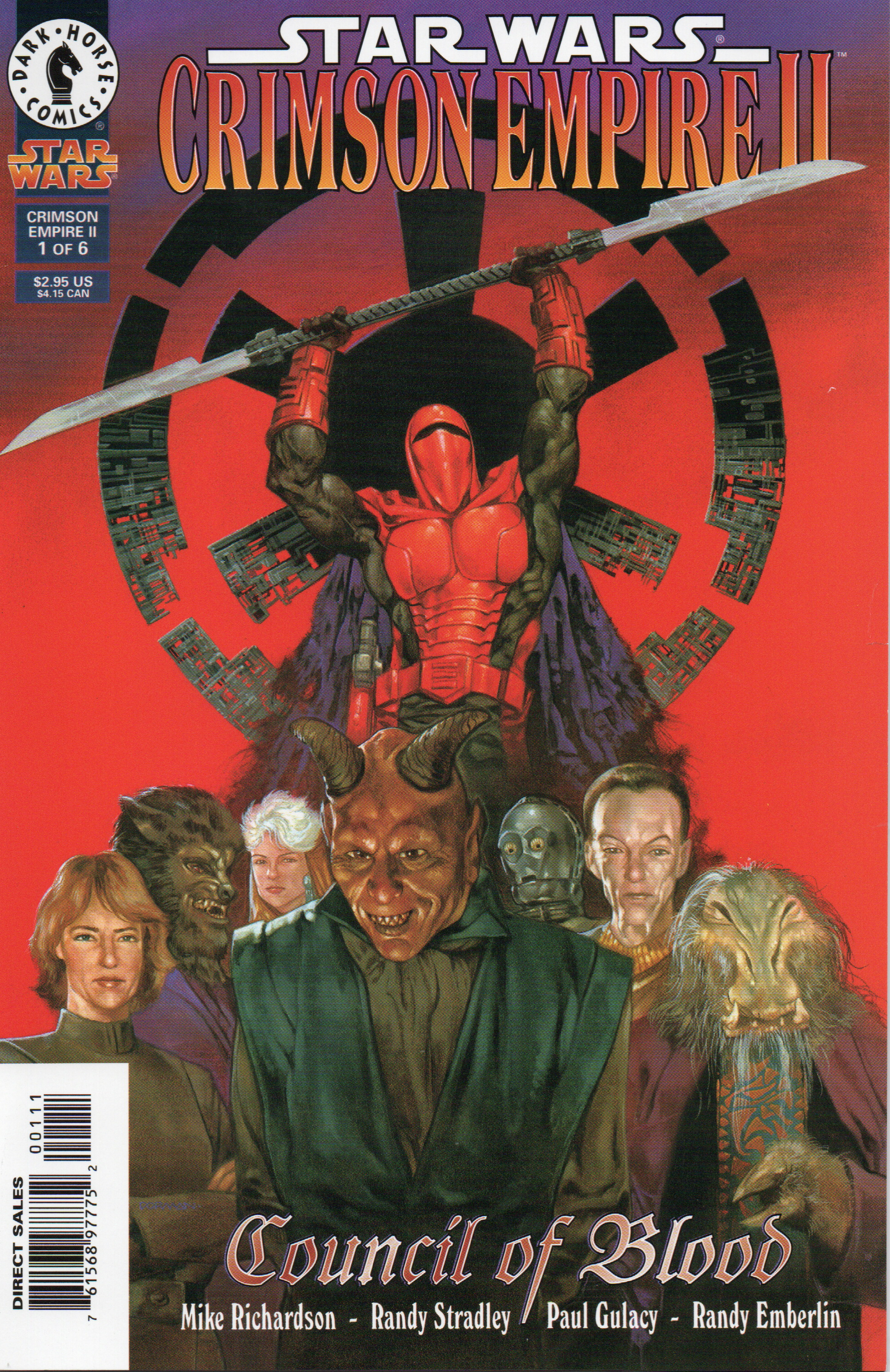 Star Wars Crimson Empire II "Council of Blood" #1 Comic Book by Dark Horse Comics at TheGlassyLass.com