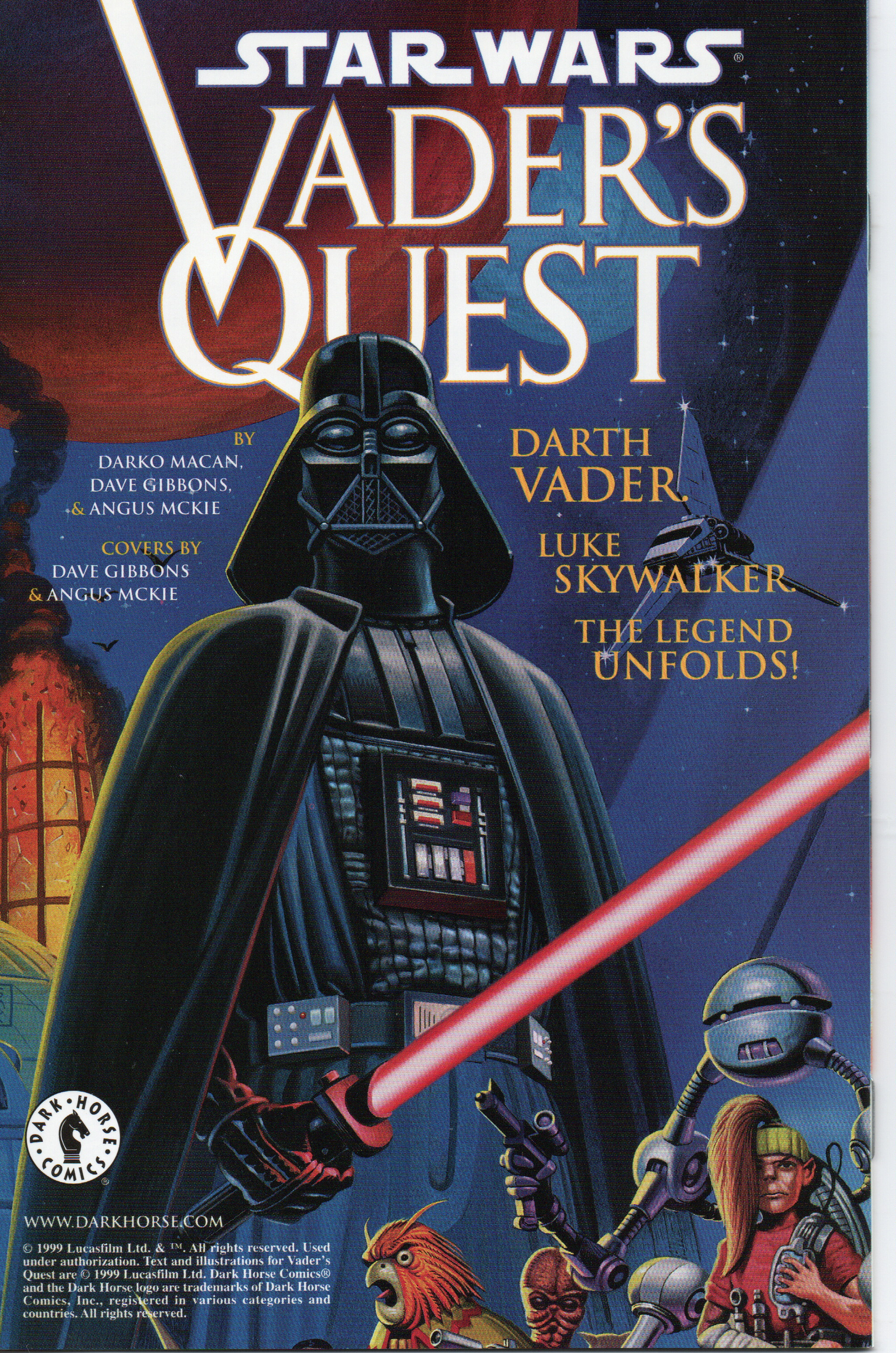Star Wars Crimson Empire II "Council of Blood" #5 Comic Book by Dark Horse Comics at TheGlassyLass.com