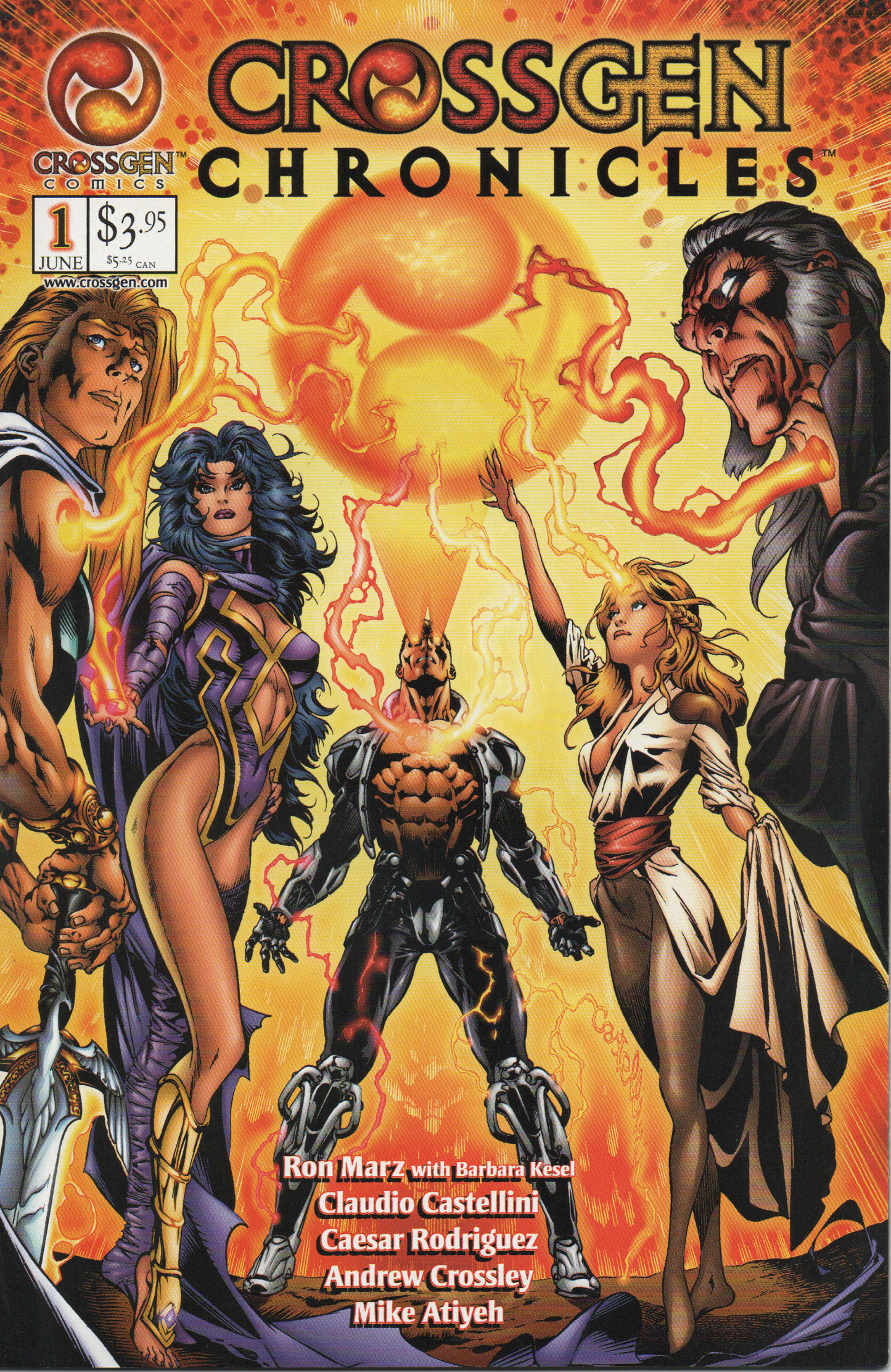 CrossGen Chronicles #1 Comic Book From TheGlassyLass.com - Front Cover