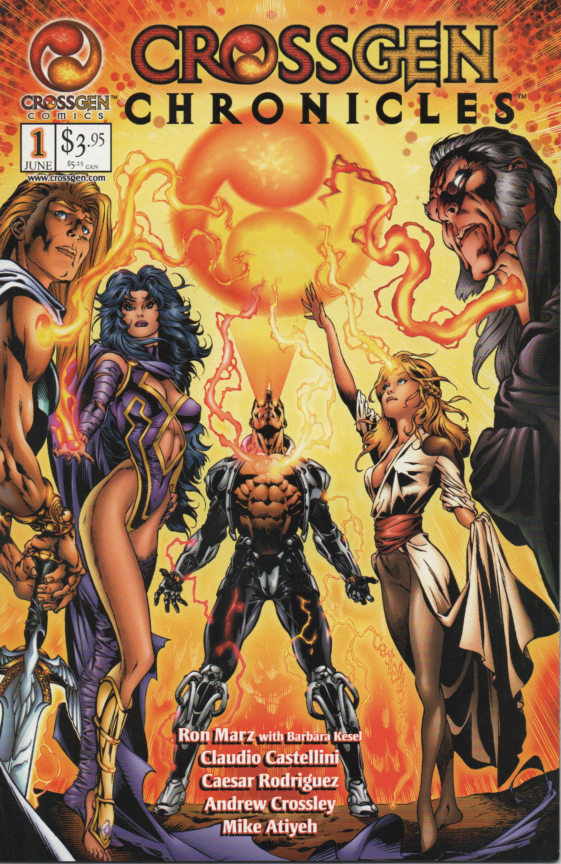 CrossGen Chronicles #1 Comic Book From TheGlassyLass.com - Front Cover