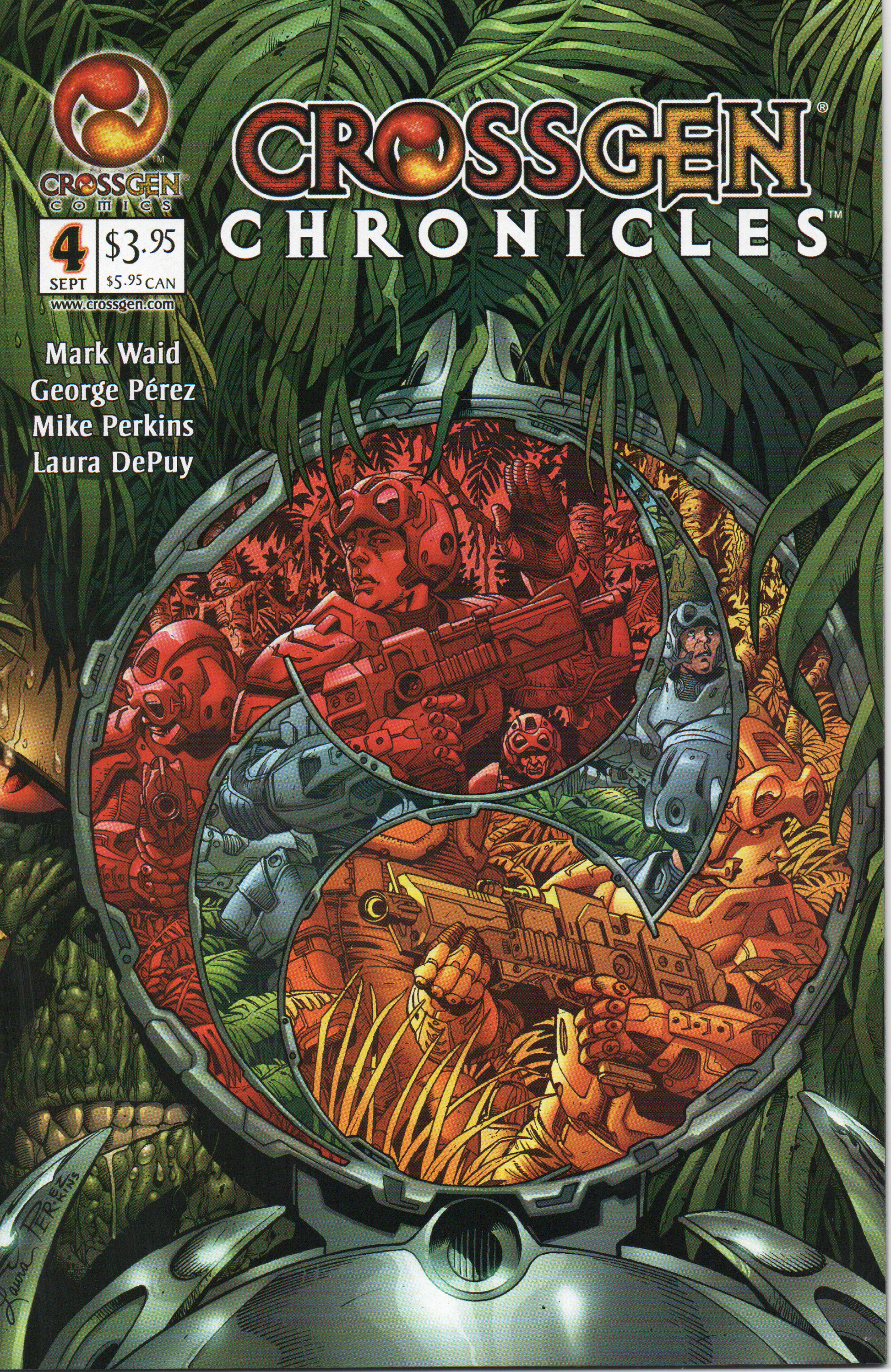 CrossGen Chronicles #4 Comic Book From TheGlassyLass.com - Front Cover