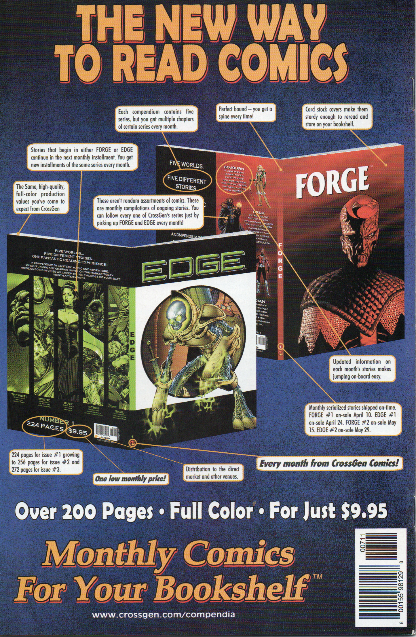 CrossGen Chronicles #7 Comic Book From TheGlassyLass.com - Back Cover