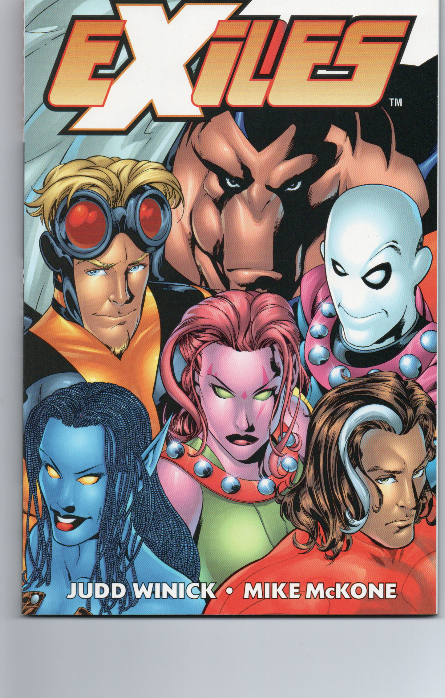 EXILES (Down the Rabbit Hole) #1 Trade Paperback From TheGlassyLass.com - Front Cover