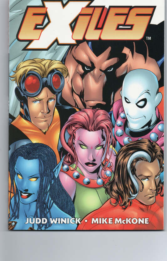 EXILES (Down the Rabbit Hole) #1 Trade Paperback From TheGlassyLass.com - Front Cover