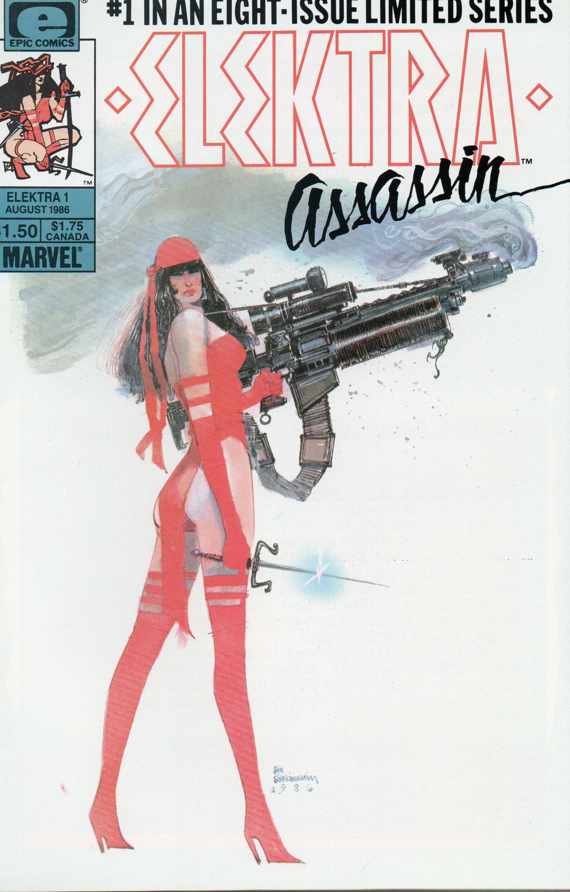 Elektra Assassin #1 Comic Book by Epic / Marvel Comics - Ungraded from TheGlassyLass.com