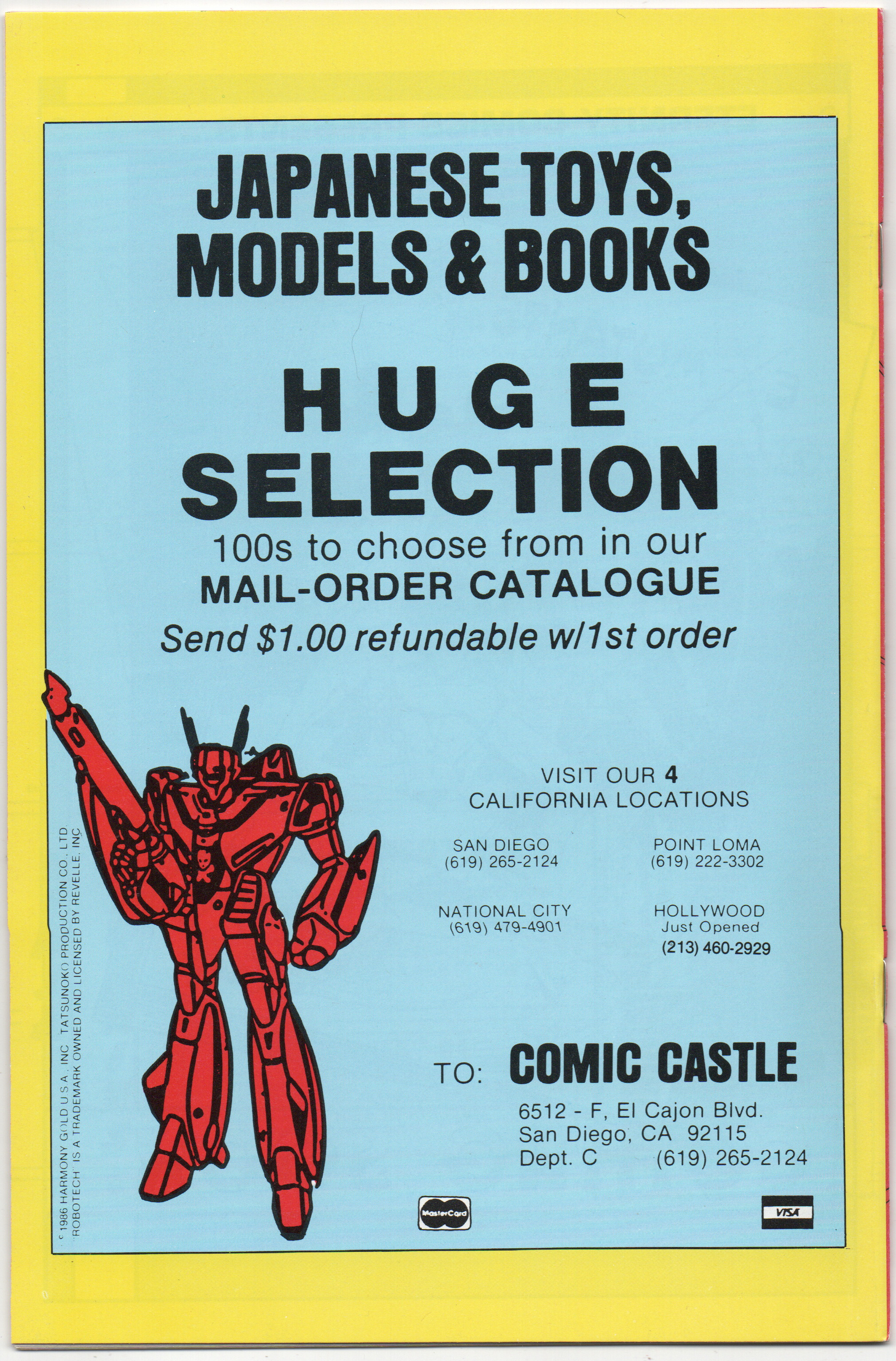 Ex-Mutants #1 Comic Book From TheGlassyLass.com - Back Cover