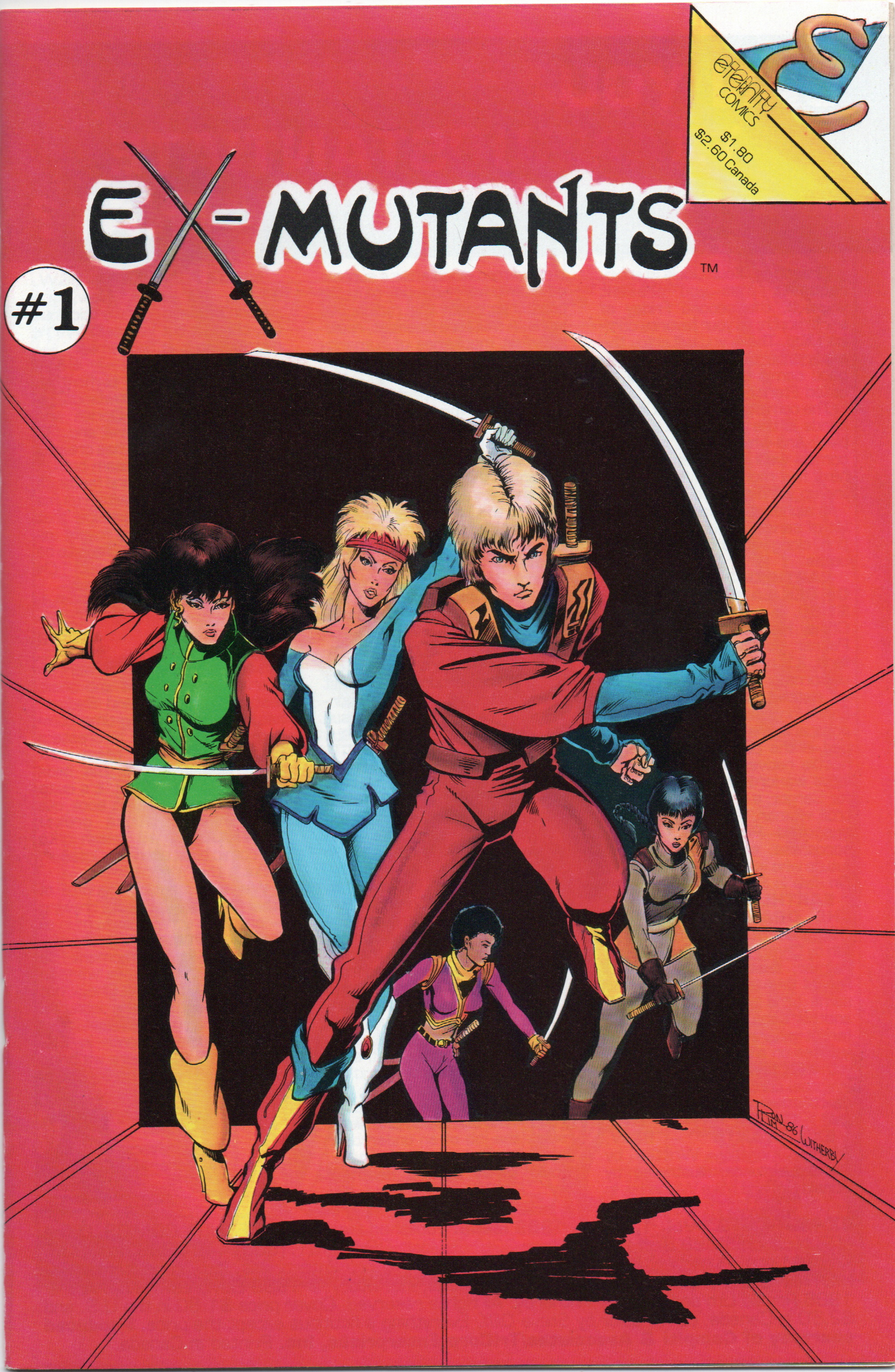 Ex-Mutants #1 Comic Book From TheGlassyLass.com - Front Cover