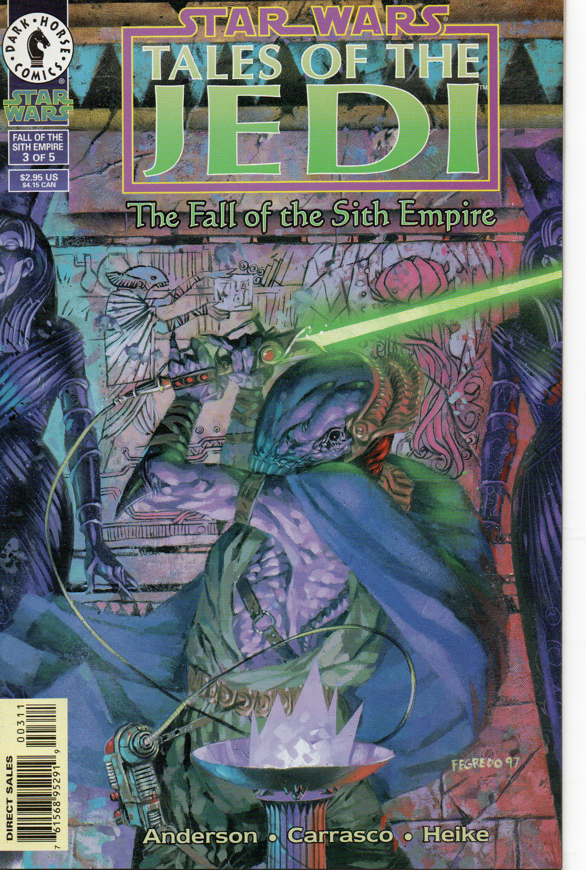 Star Wars "Fall of the Sith Empire" #3 Comic Book by Dark Horse Comics at TheGlassyLass.com
