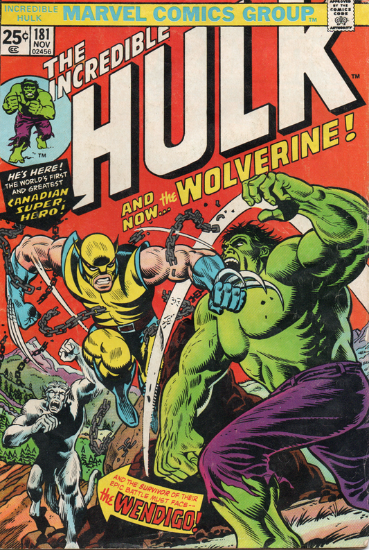 Original Hulk #181 Comic Book For Sale by TheGlassyLass.com (Front)