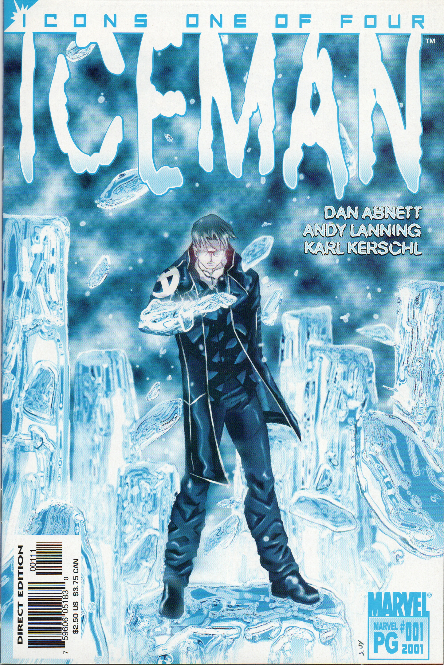 Iceman #1 Comic Book From TheGlassyLass.com - Front Cover