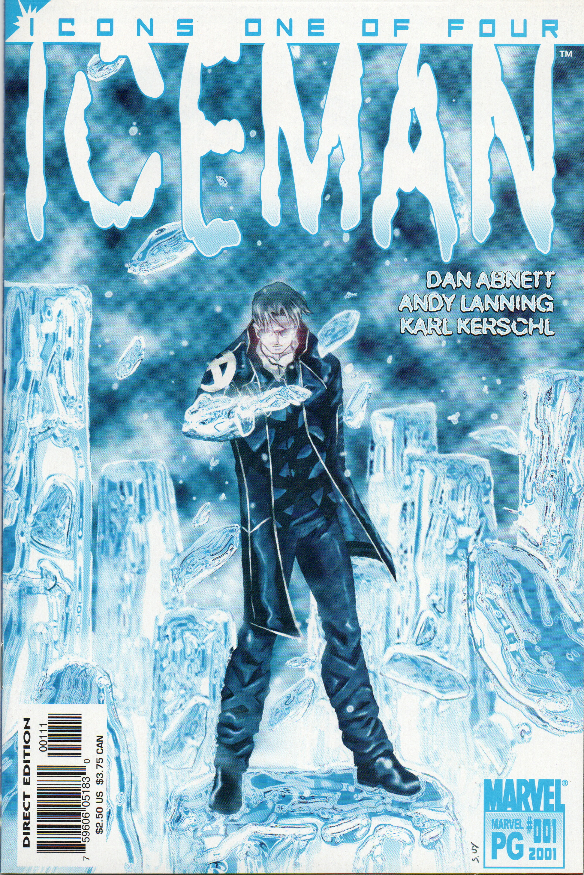 Iceman #1 Comic Book From TheGlassyLass.com - Front Cover