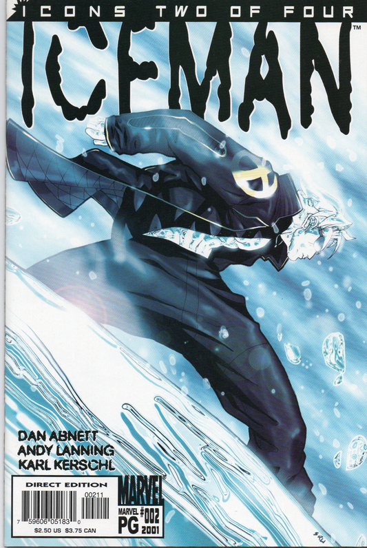 Iceman #2 Comic Book From TheGlassyLass.com - Front Cover
