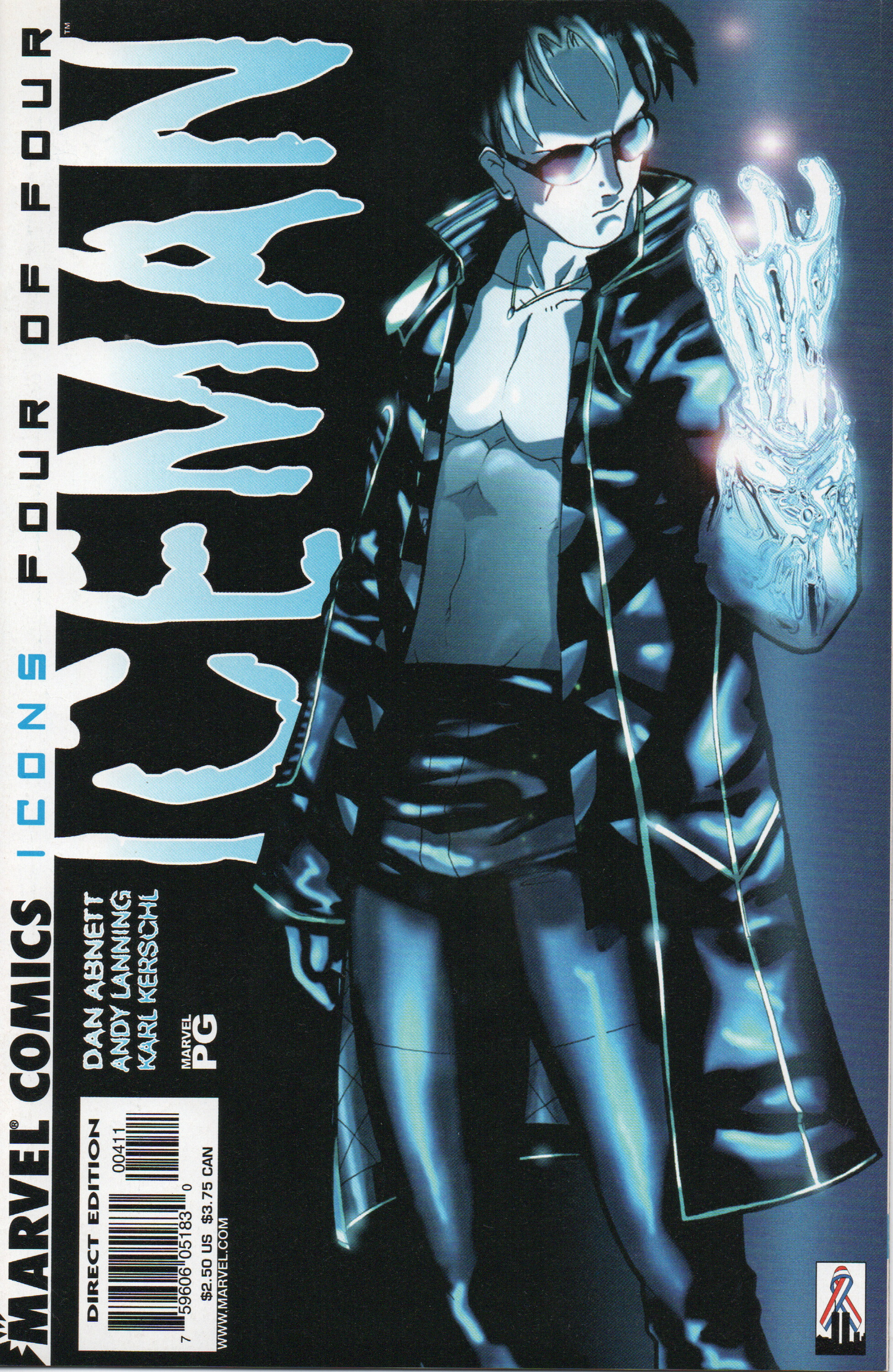 Iceman #4 Comic Book From TheGlassyLass.com - Front Cover