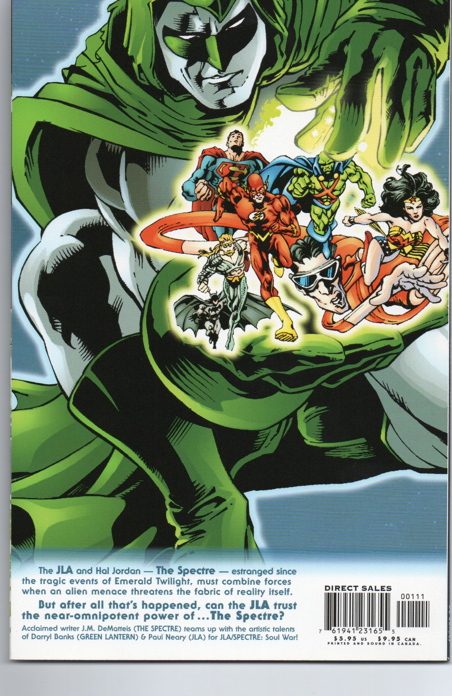 JLA The Spectre "Soul War" #1 by DC Comics - Ungraded by TheGlassyLass.com