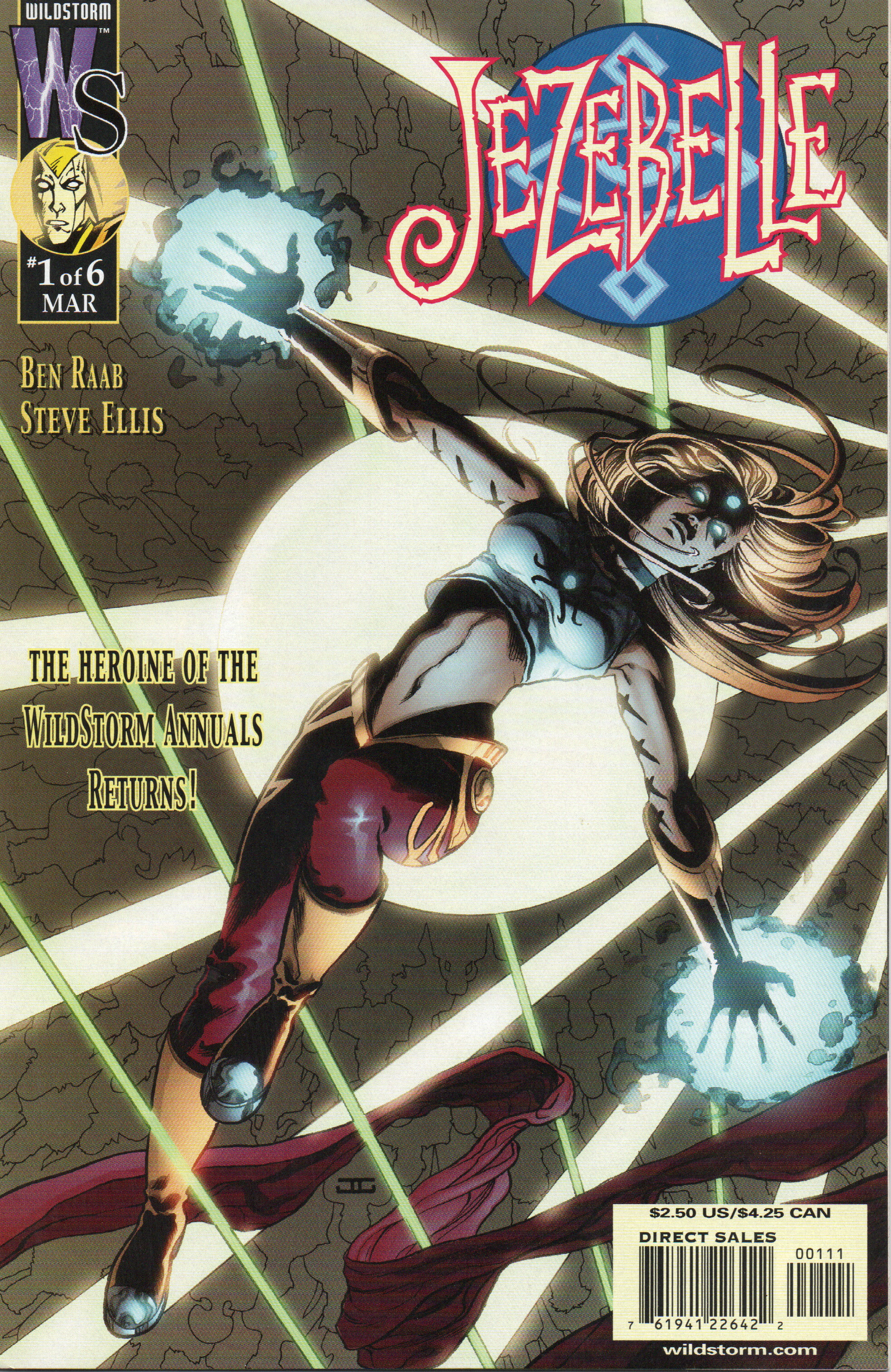 Jezebelle #1 Comic Book by Wildstorm From TheGlassyLass.com - Front Cover