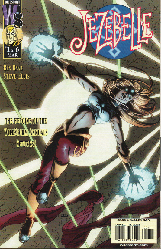 Jezebelle #1 Comic Book by Wildstorm From TheGlassyLass.com - Front Cover