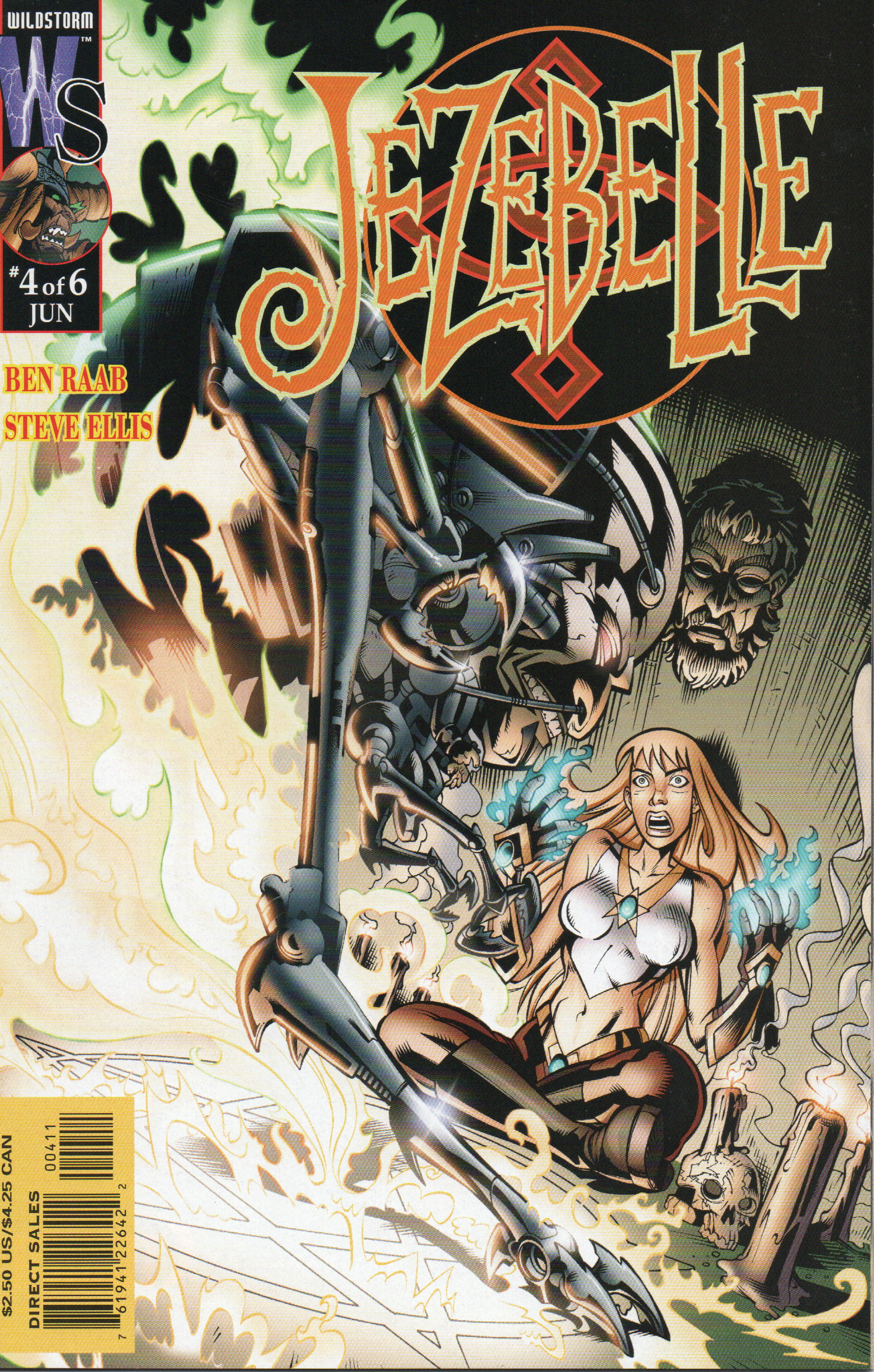 Jezebelle #4 Comic Book by Wildstorm From TheGlassyLass.com - Front Cover