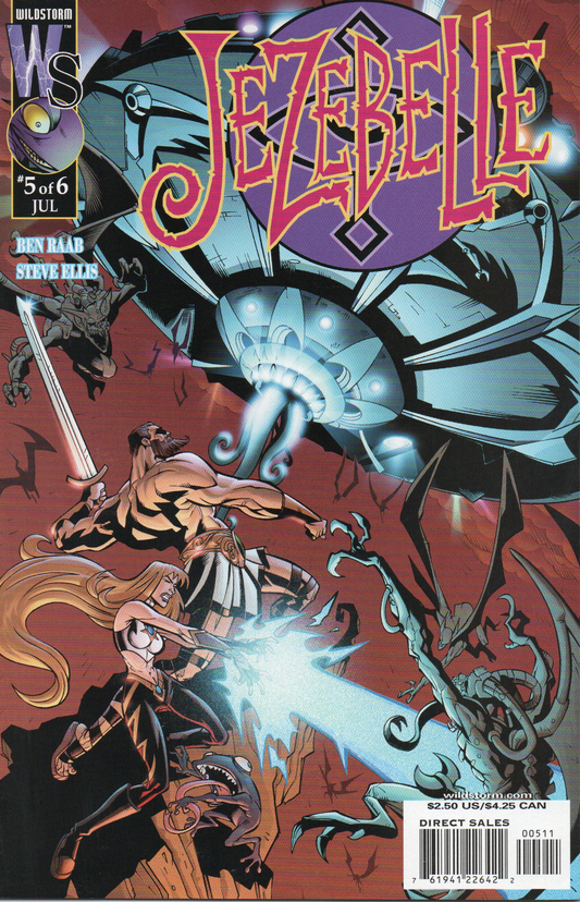 Jezebelle #5 Comic Book by Wildstorm From TheGlassyLass.com - Front Cover