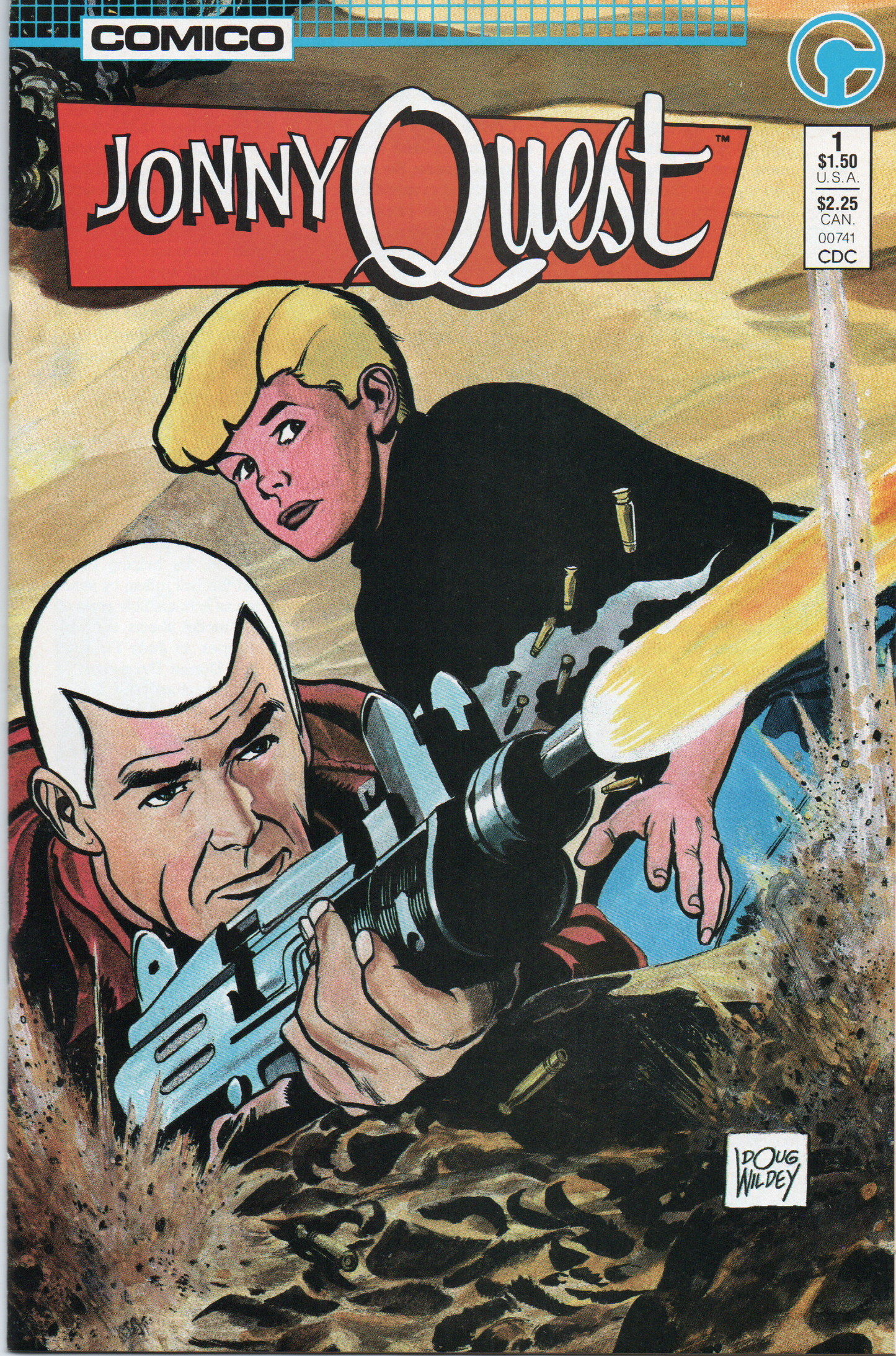 Jonny Quest #1 Comic Book (Ungraded) From TheGlassyLass.com - Front Cover