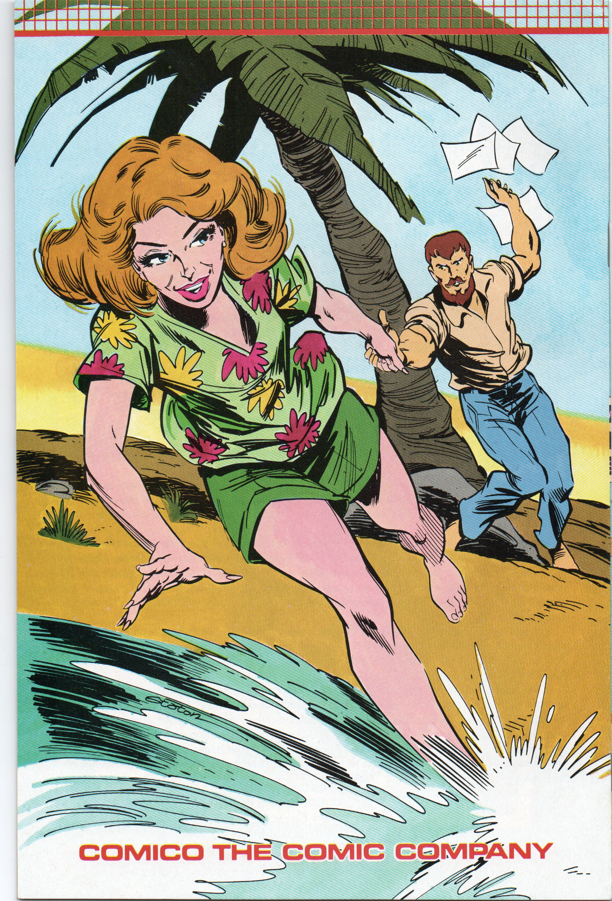 Jonny Quest #2 Comic Book (Ungraded) From TheGlassyLass.com (Back Cover)