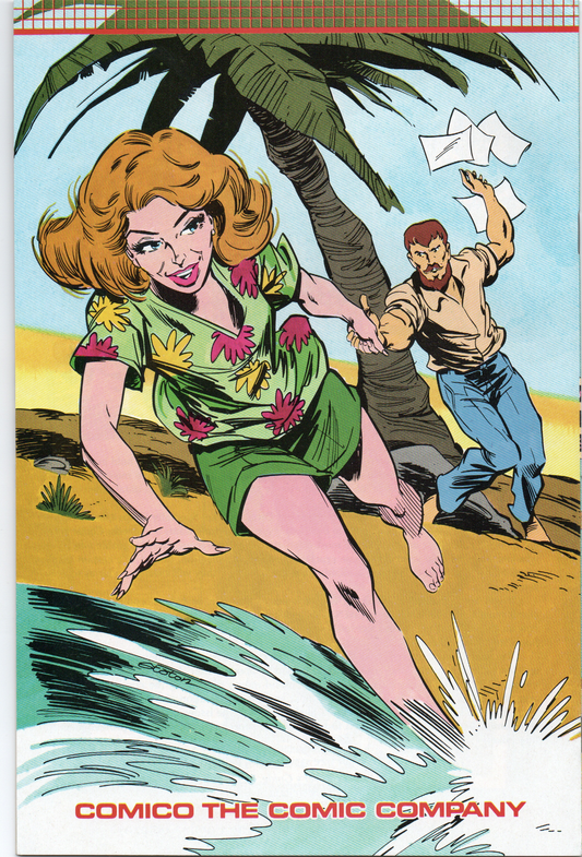 Jonny Quest #2 Comic Book (Ungraded) From TheGlassyLass.com (Back Cover)